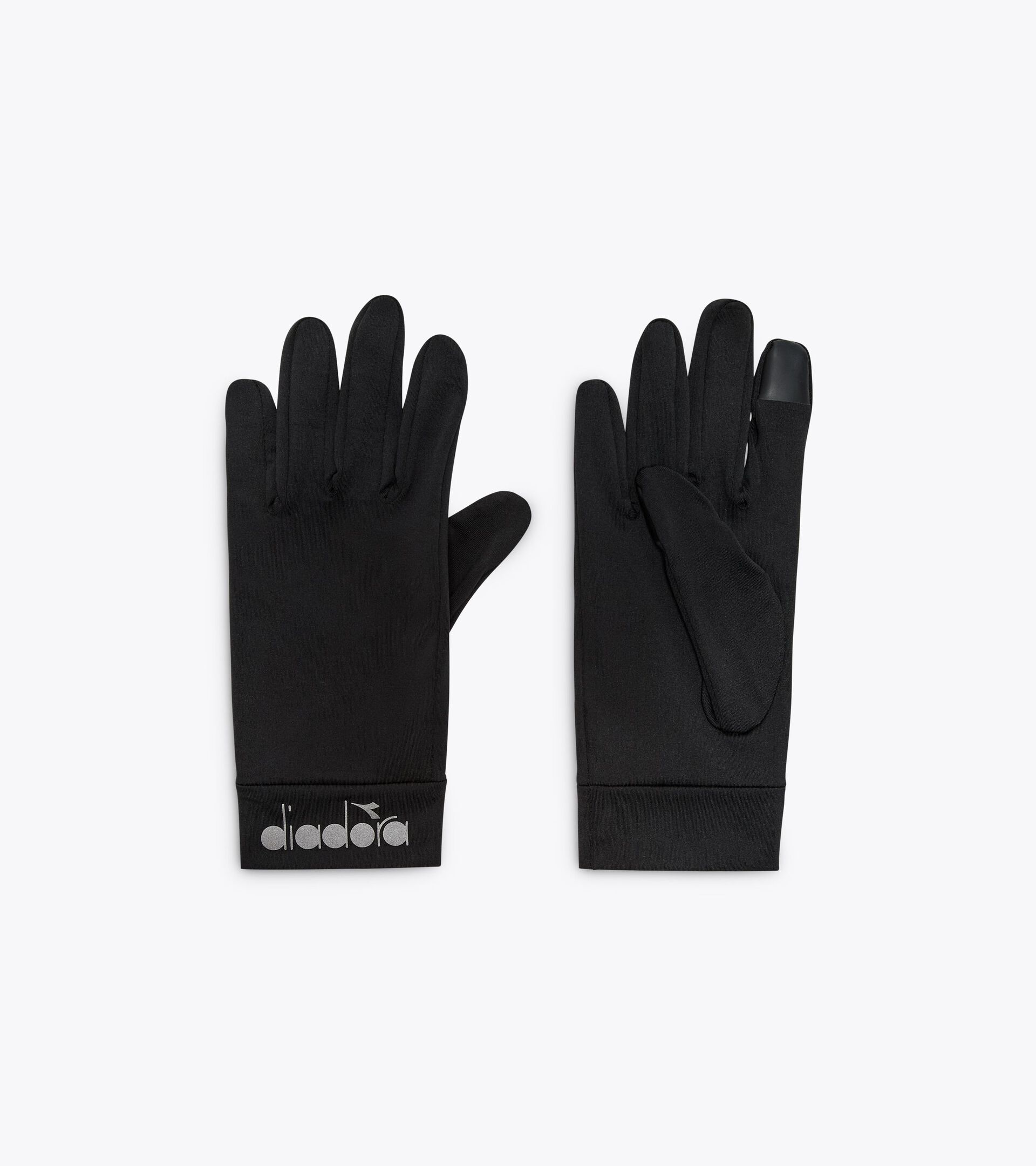 Winterhandschuhe für den Laufsport - Touchscreen-Einsätze - Genderneutral WINTER GLOVES TOUCH SCHWARZ - Diadora