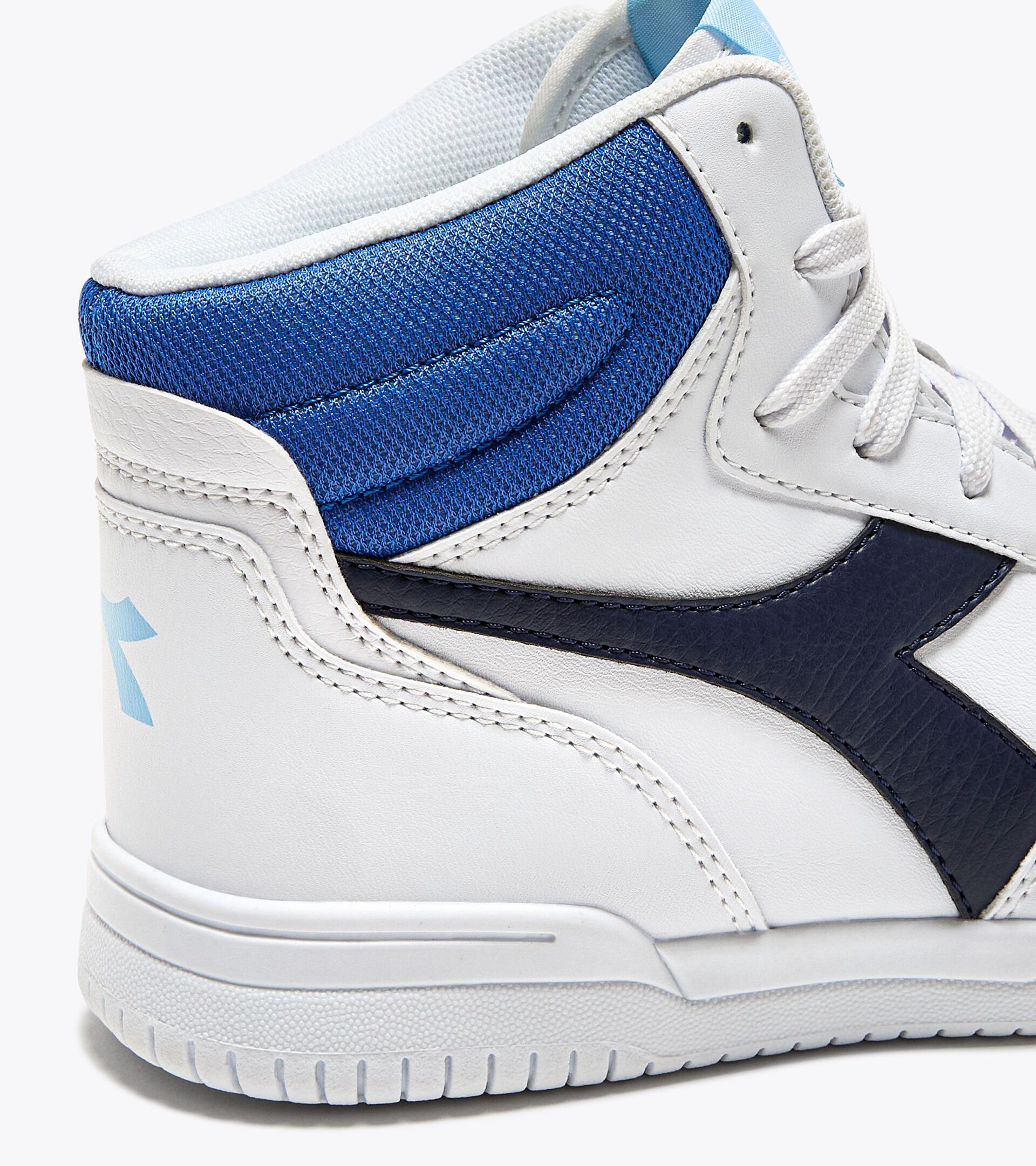 Chaussures de sport - Jeunes 8-16 ans RAPTOR MID GS BLANC/BLAU ECOLE NAVALE - Diadora