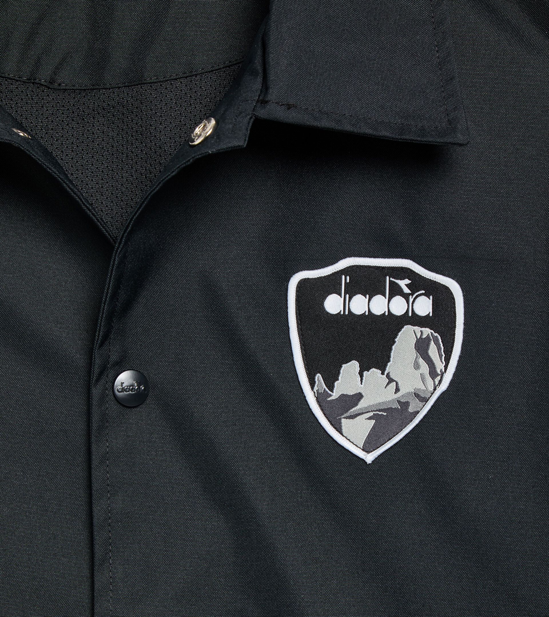 Veste coupe-vent - Genre neutre JACKET COACH ROUTE NOIR - Diadora