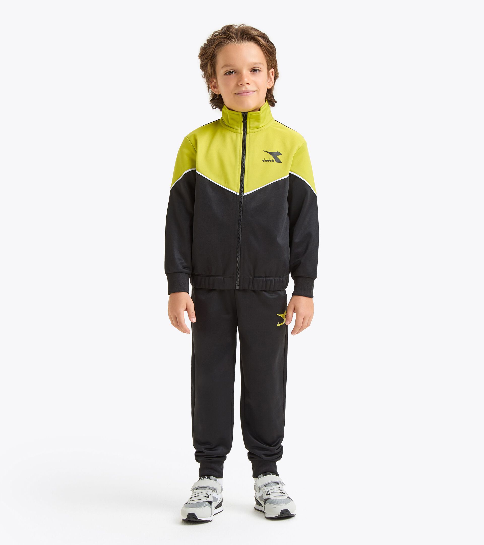 Trainingsanzug - Jungen
 JB. TRACKSUIT FZ LOGO SCHWARZ - Diadora