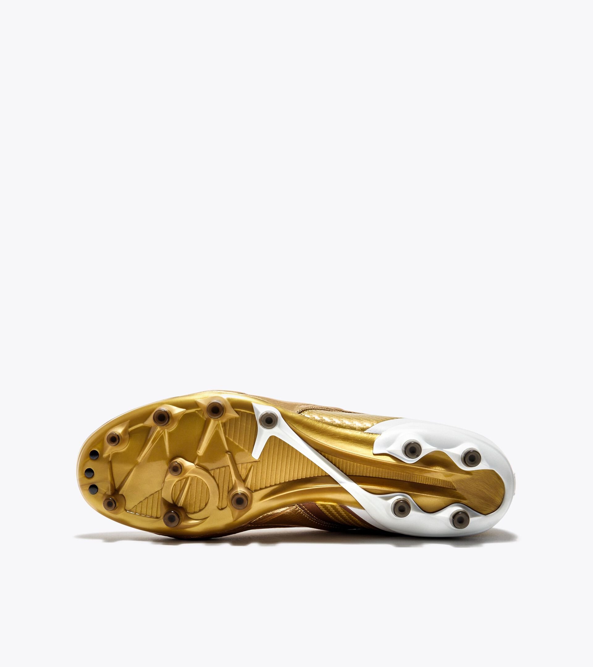 Fußballschuh aus Leder für kompakte Böden - Made in Italy - Genderneutral MAXIMUS ELITE ITA T SLX GOLD BRAUN - Diadora