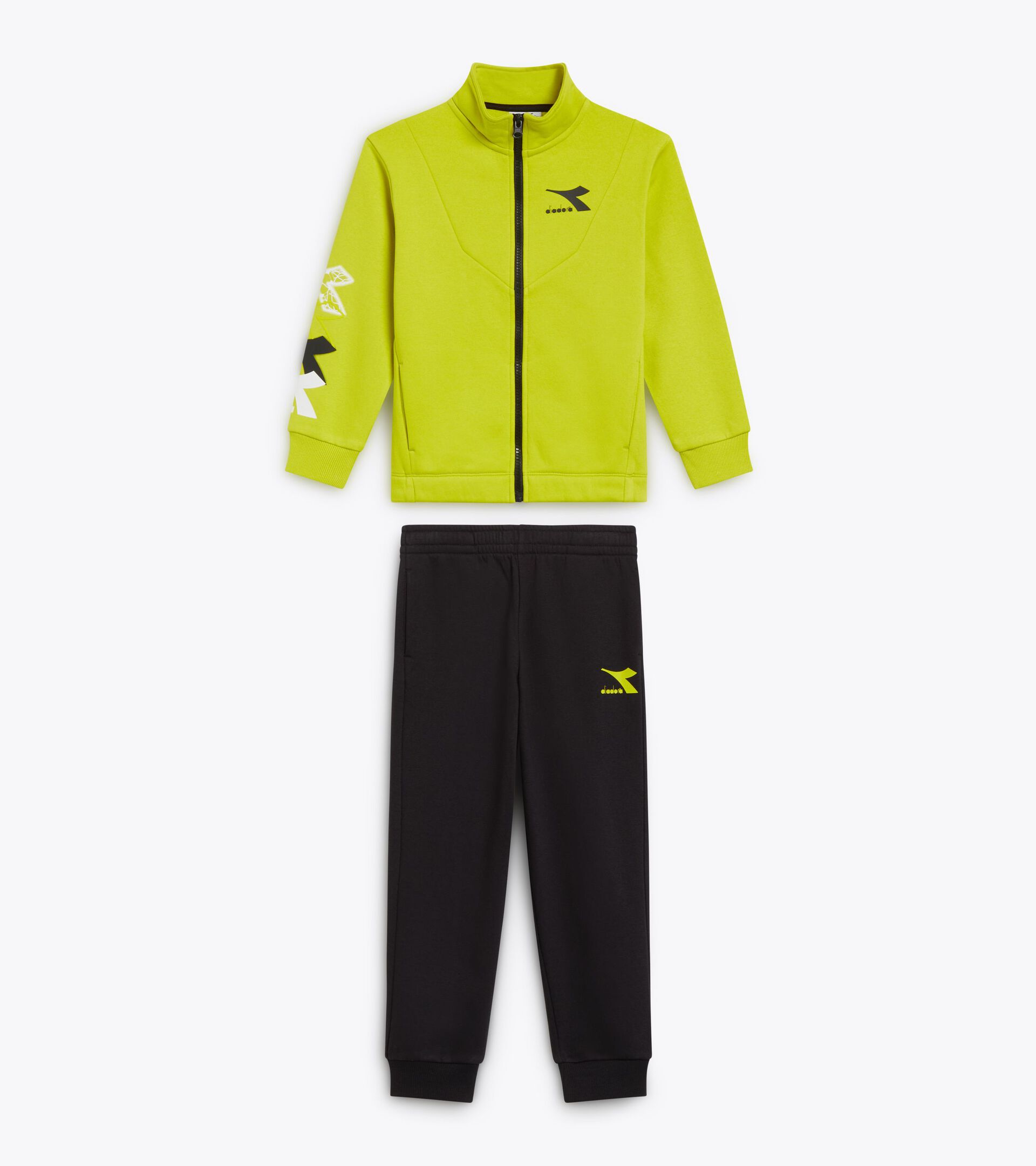 Chándal - Niño/Adolescente
 JB. TRACKSUIT FZ LOGO VERDE BROTE DELICADO - Diadora