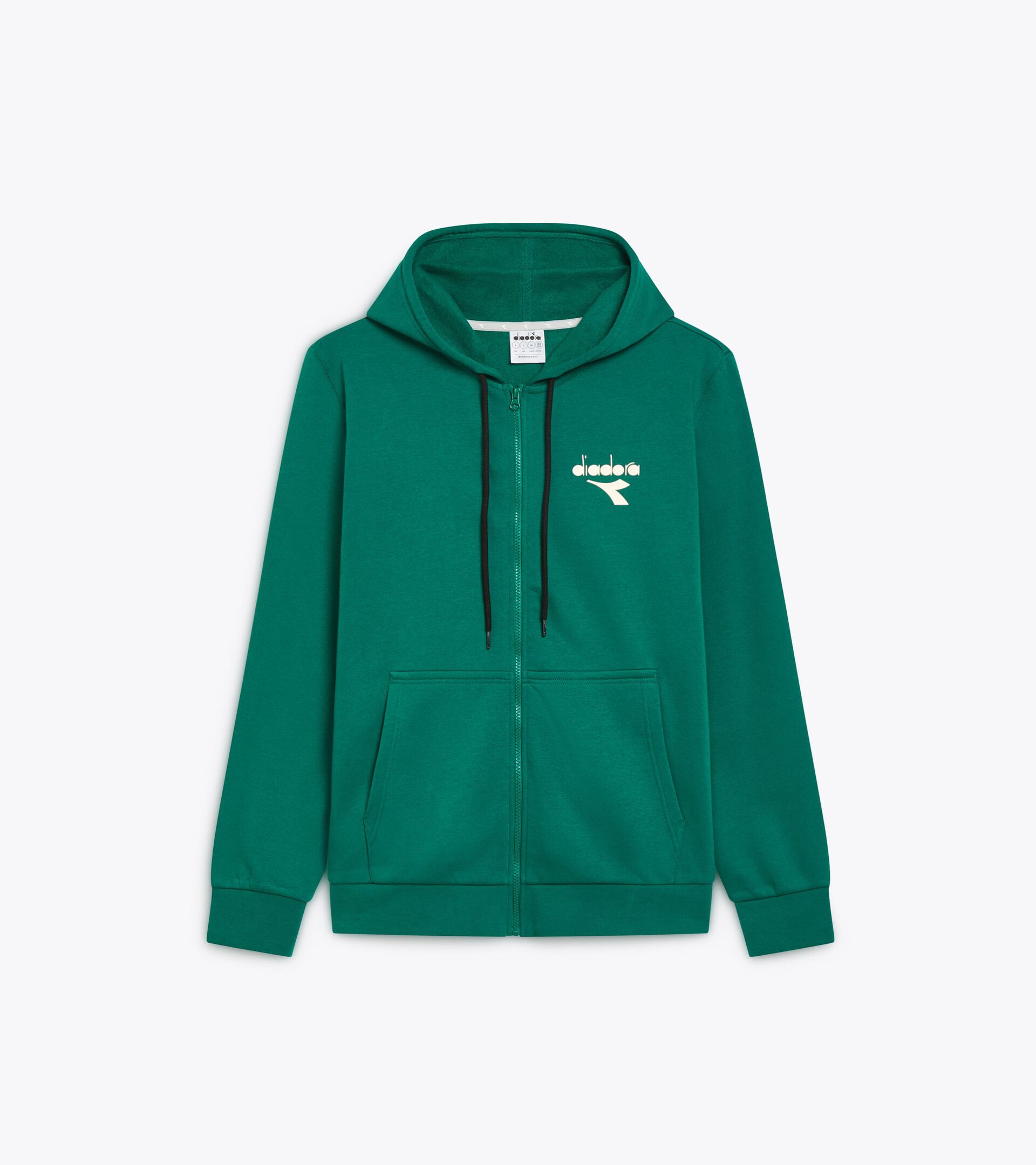 Sporty hoodie - Men’s HOODIE FZ ESS. SPORTS AVENTURINE - Diadora