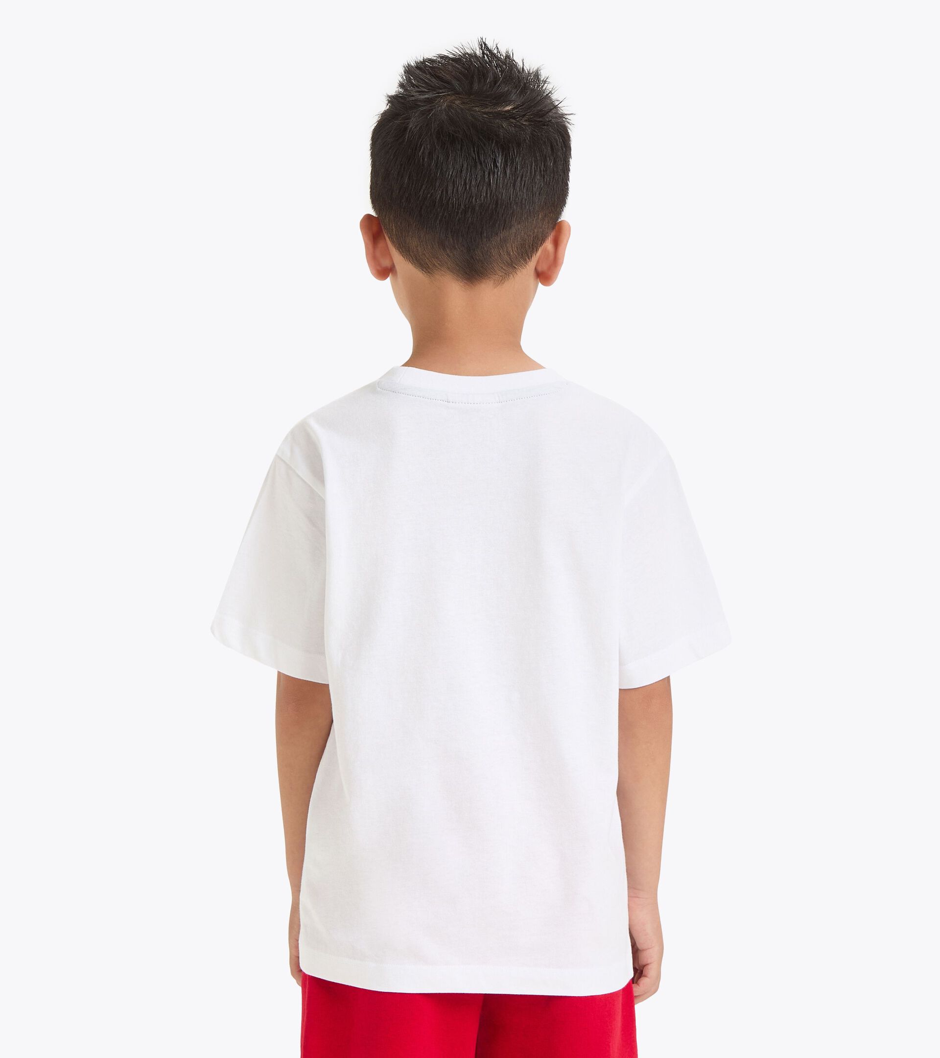 Printed t-shirt - Boy  JB. T-SHIRT SS LOGO OPTICAL WHITE - Diadora