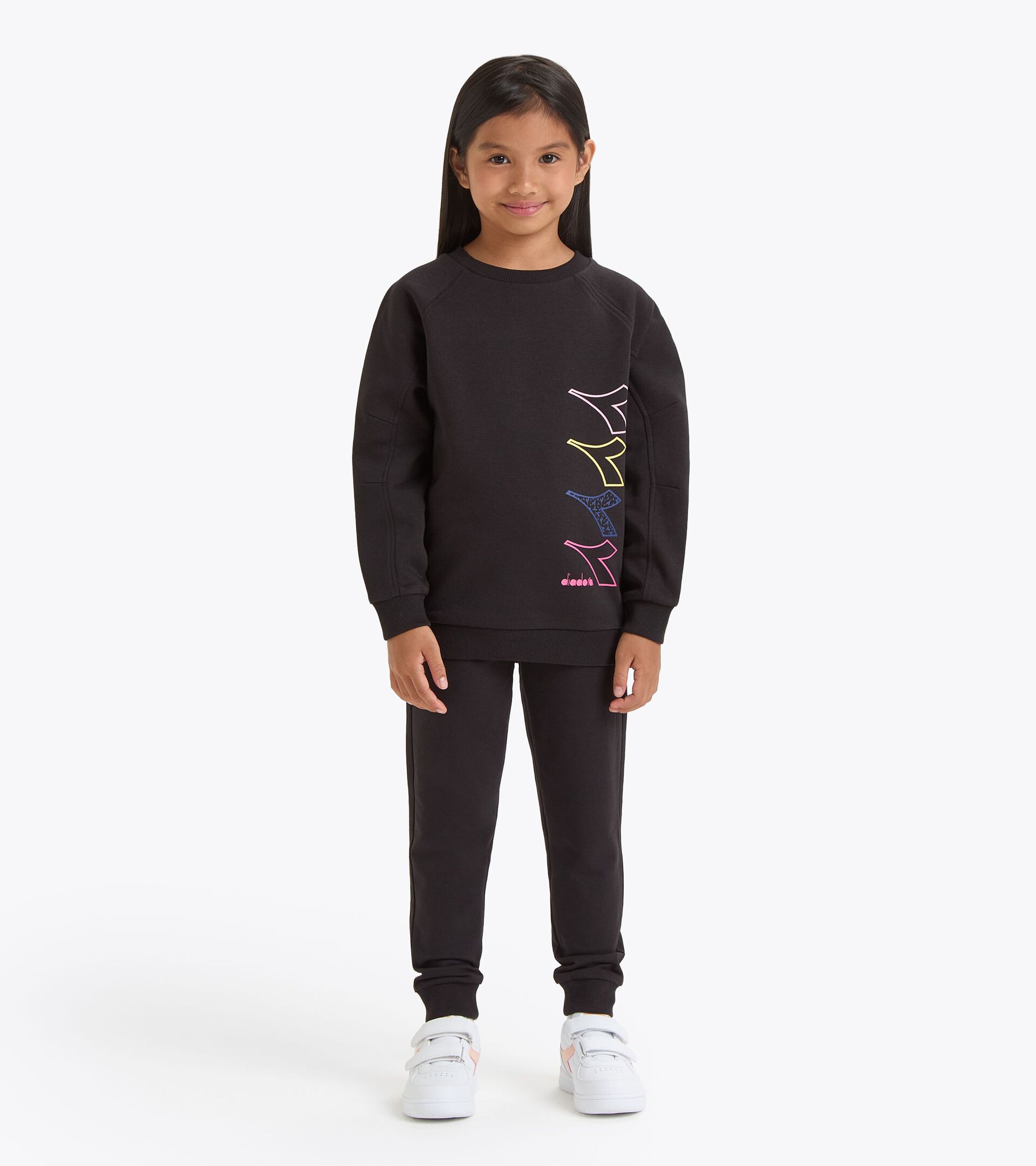 Conjunto de chándal - Niña/Adolescente
 JG. TRACKSUIT LOGO NEGRO - Diadora