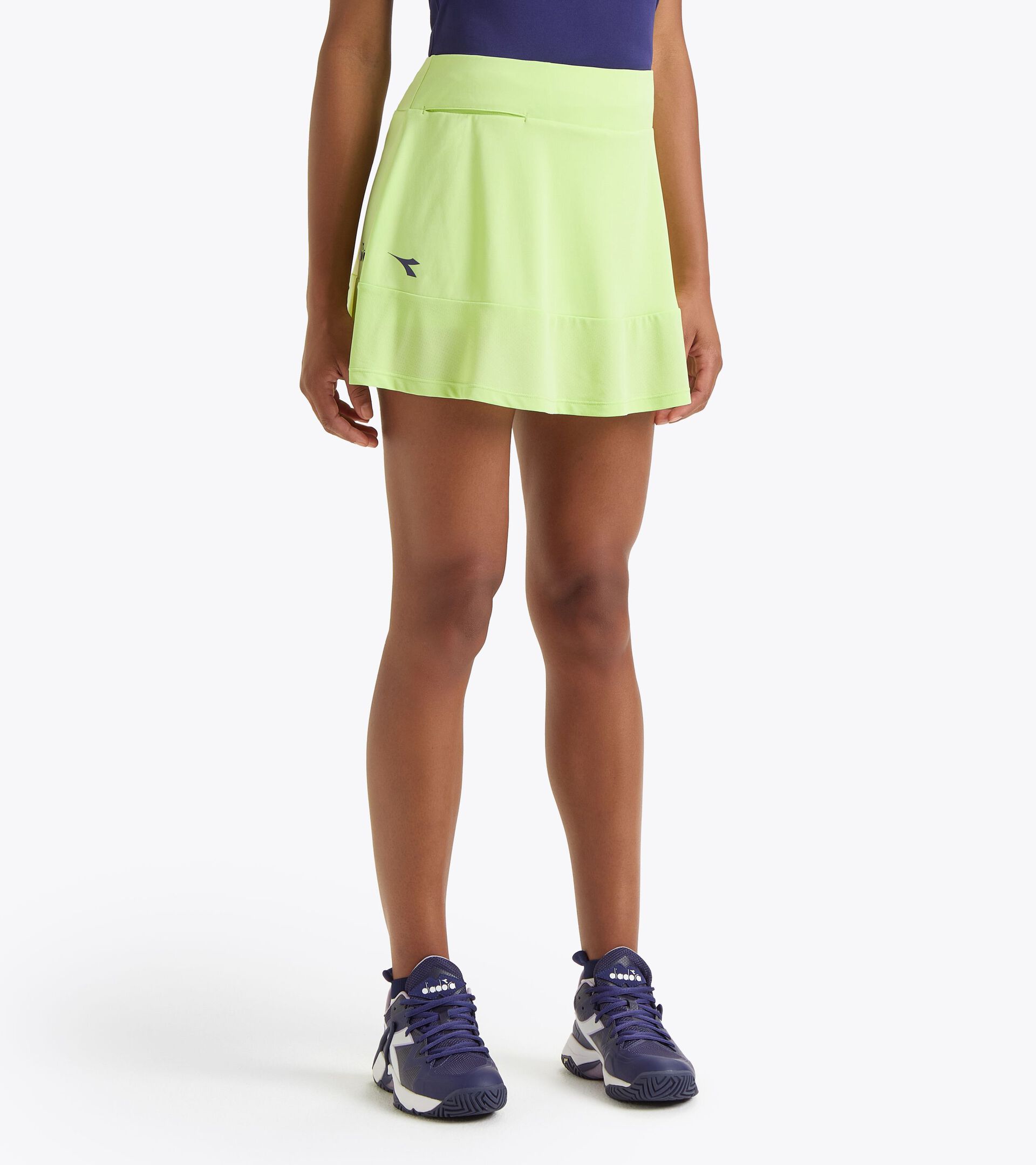 Jupe de tennis - Femme L. SKIRT CORE CITRON VERT OMBRE - Diadora