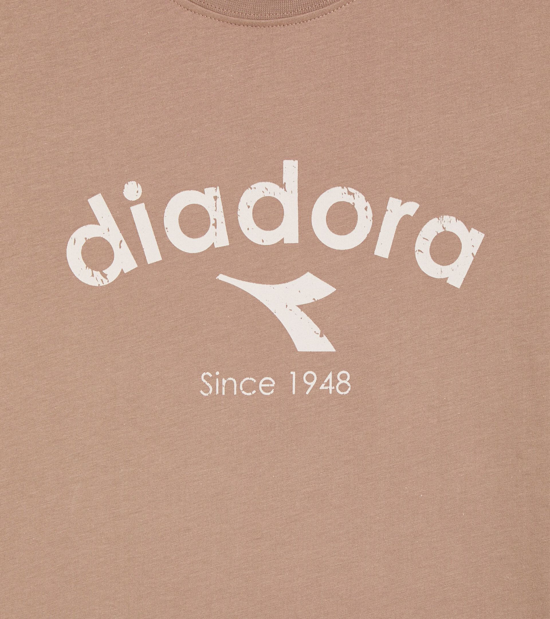 T-shirt - Gender Neutral T-SHIRT SS ATHL. LOGO MARRONE NOCCIOLA CHIARO - Diadora