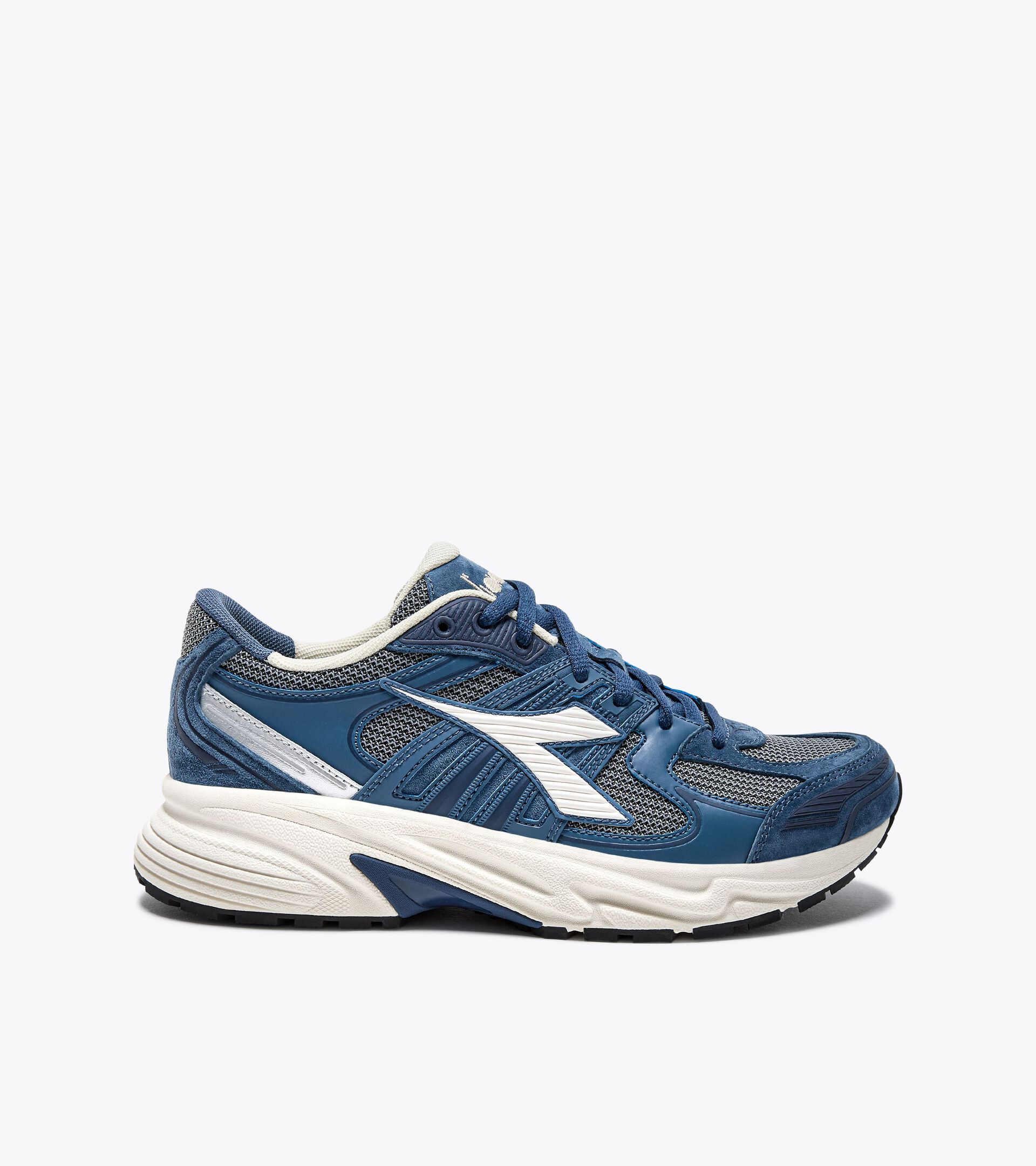 Sports sneakers - Pigskin leather - Gender Neutral MYTHOS STAR PIGSKIN BLUE DARK DENIM - Diadora