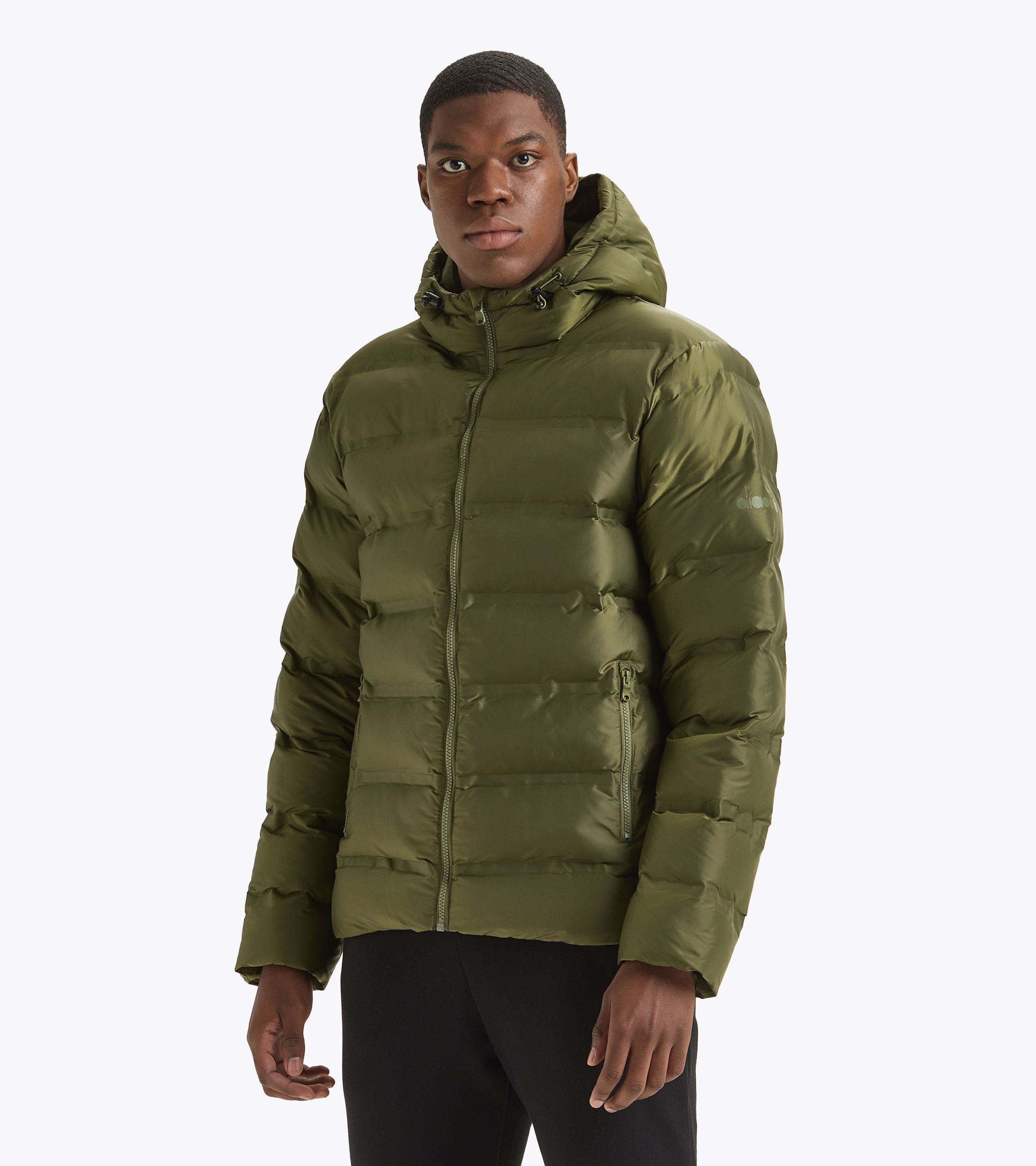 Men's Warm Puffer Coat Casual Slightly Stretch Breathable - Temu