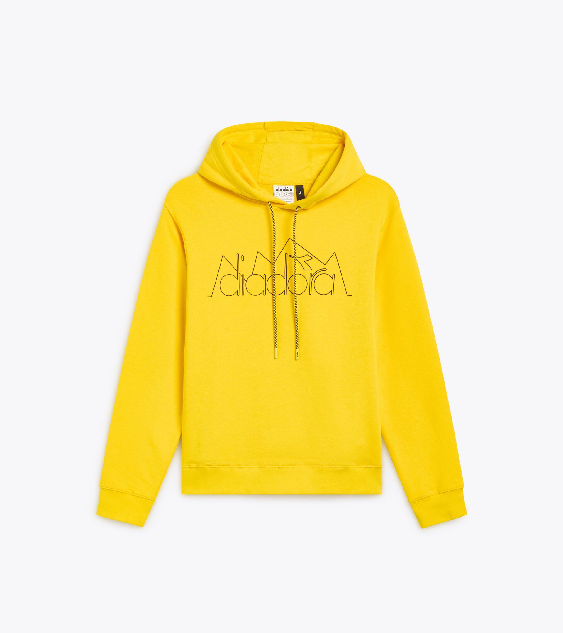 Sweat-shirt de sport à capuche - Genre neutre HOODIE ROUTE HIGH VISIBILITY - Diadora