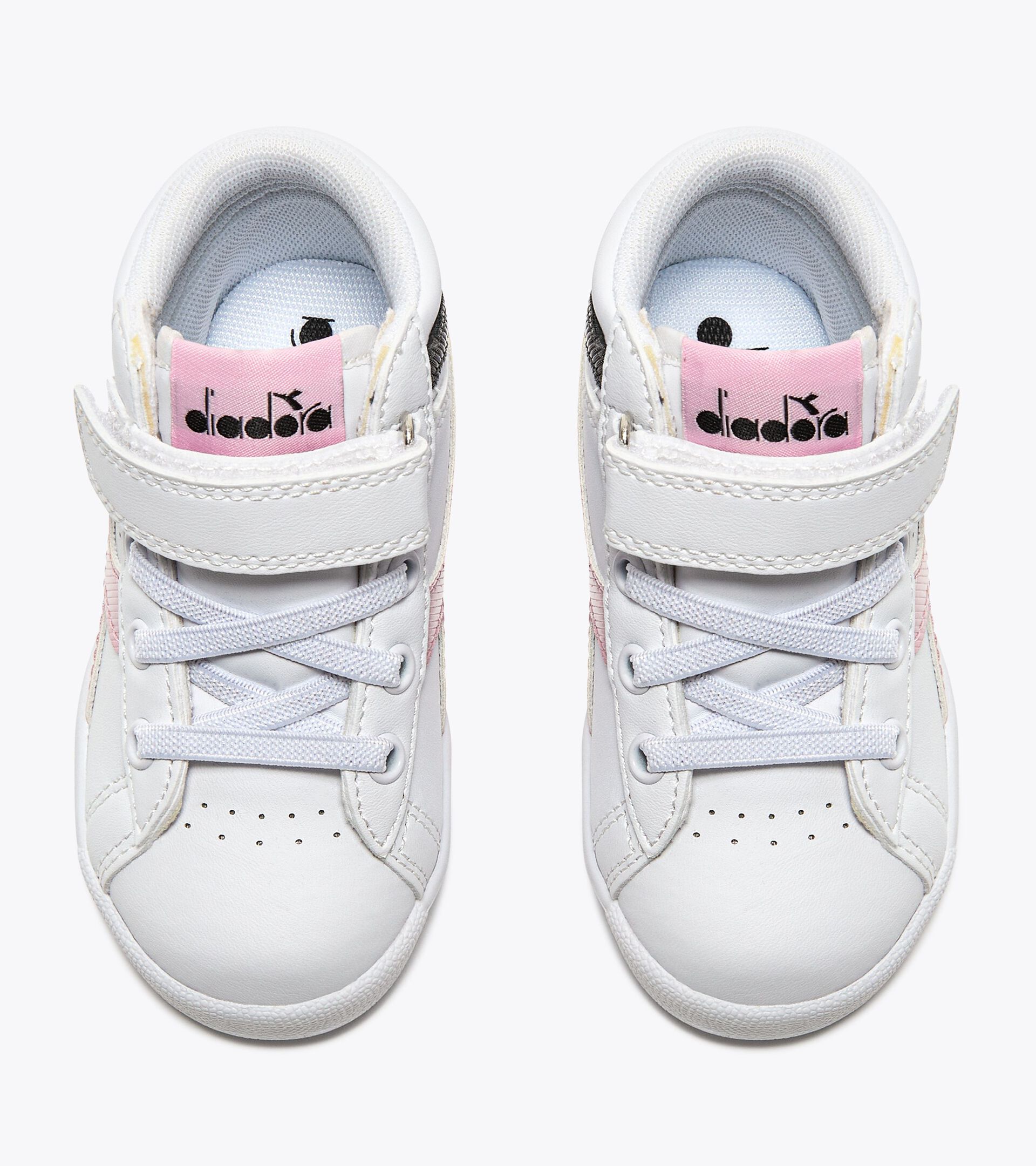 Chaussures de sport - Bambins 1-4 ans GAME P HIGH GIRL TD WHITE/BLACK/PINK LADY - Diadora