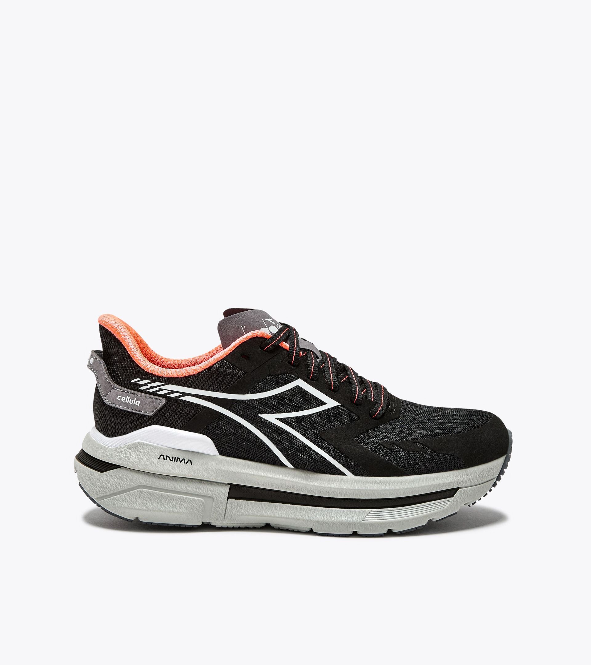 Chaussures de running - Confort et stabilité - Femme CELLULA W NOIR/ARGENT - Diadora