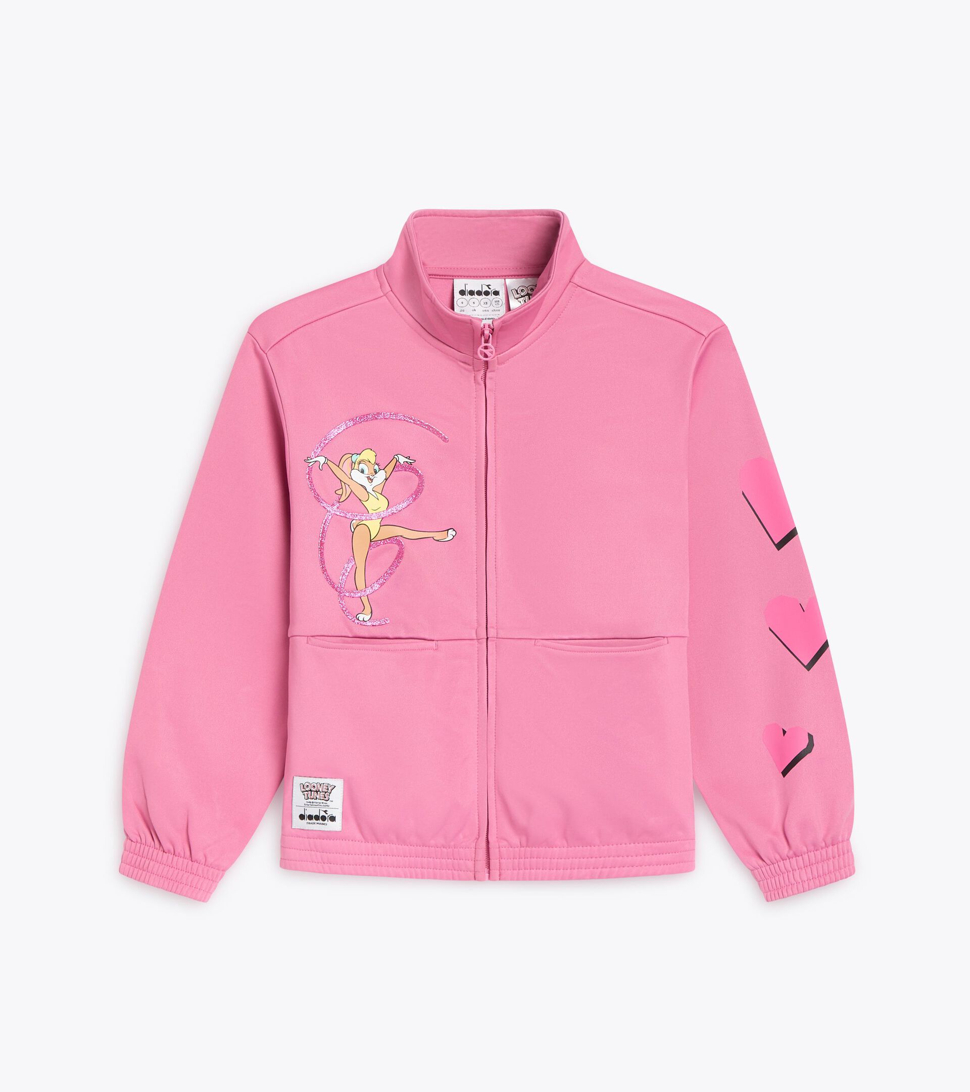 Looney Tunes track jacket - Gender Neutral - Kids 
 JU.TRACK JACKET TEAM LT CHATEAU PINK - Diadora