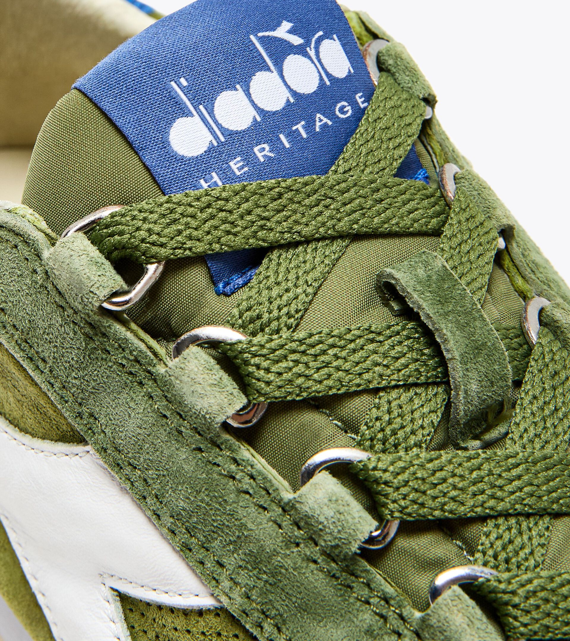 Sneaker Heritage in pelle - Gender Neutral EQUIPE SUEDE SW VERDE IGUANA - Diadora