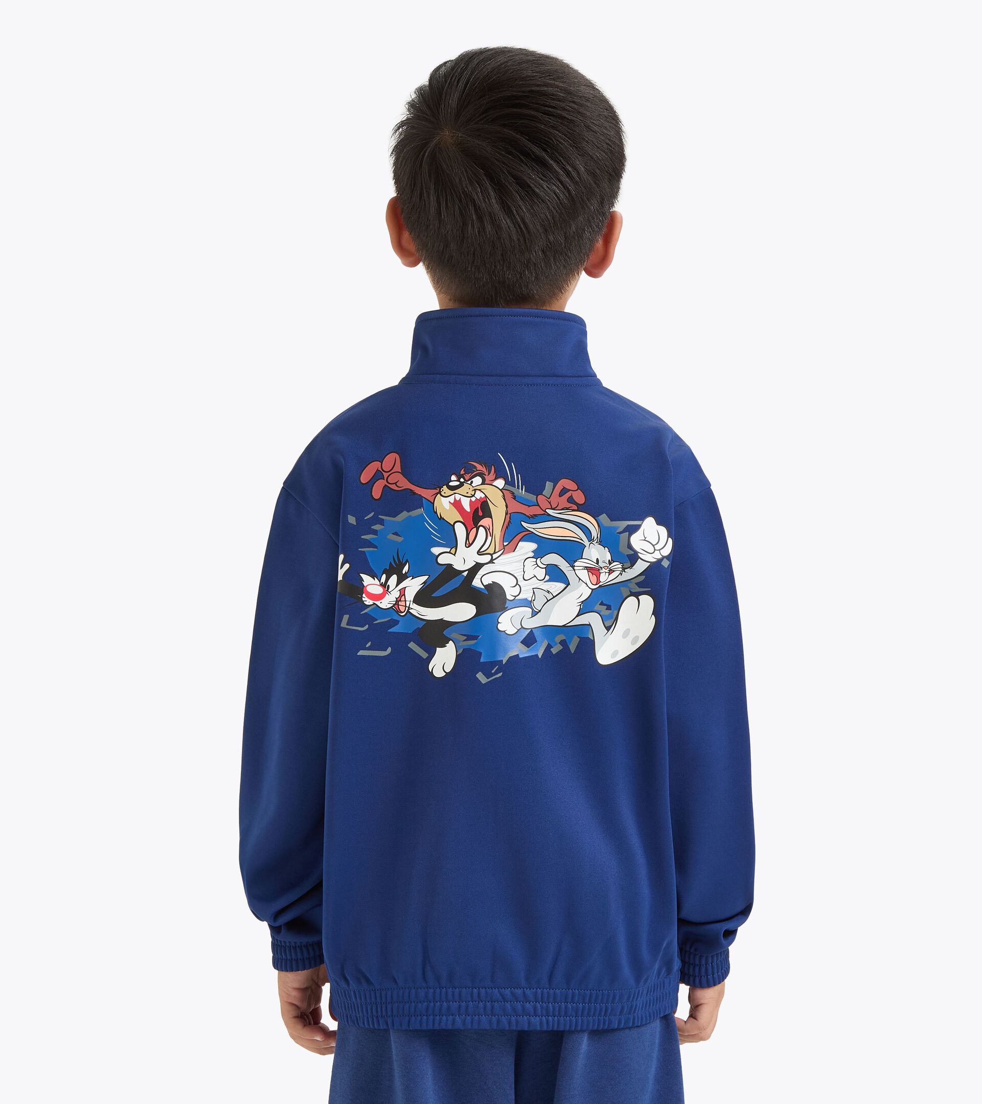 Looney Tunes track jacket - Gender Neutral - Kids 
 JU.TRACK JACKET TEAM LT SALTIRE NAVY - Diadora