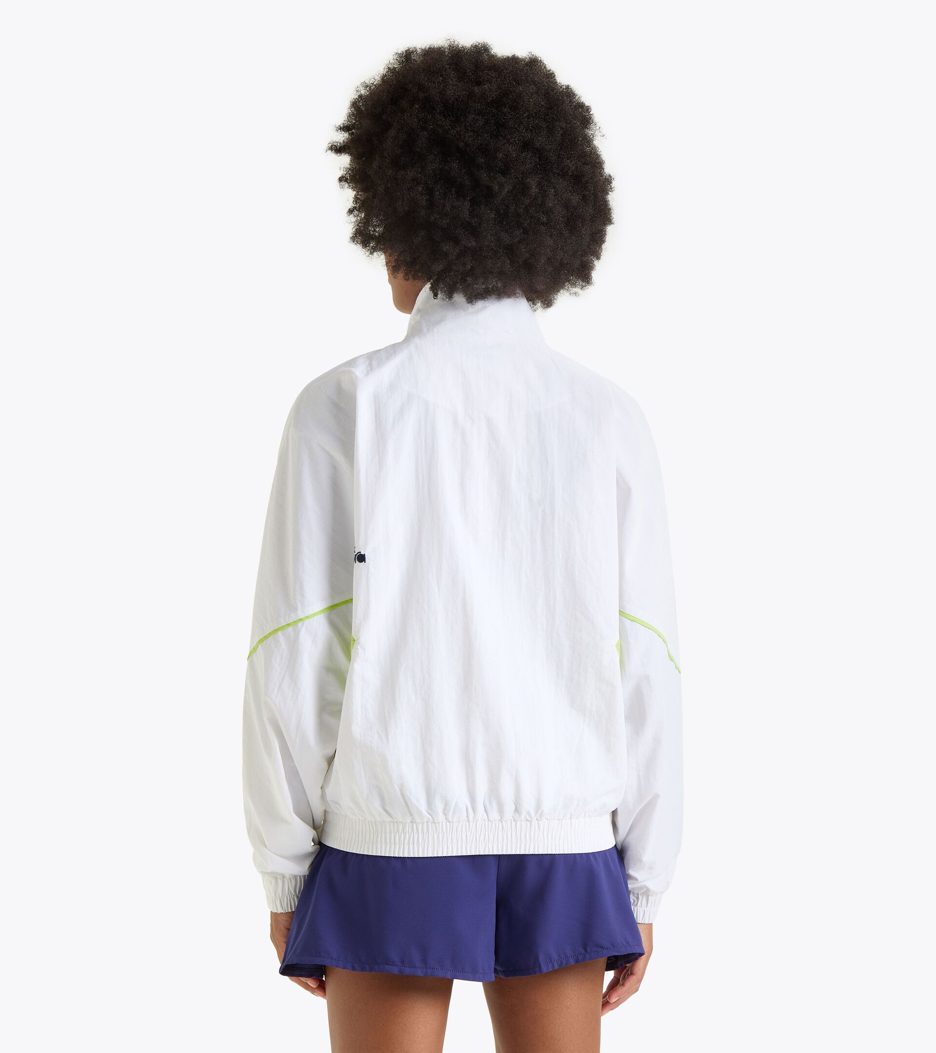 Veste de tennis - Compétition - Genre neutre TRACK JACKET ICON BLANC VIF - Diadora