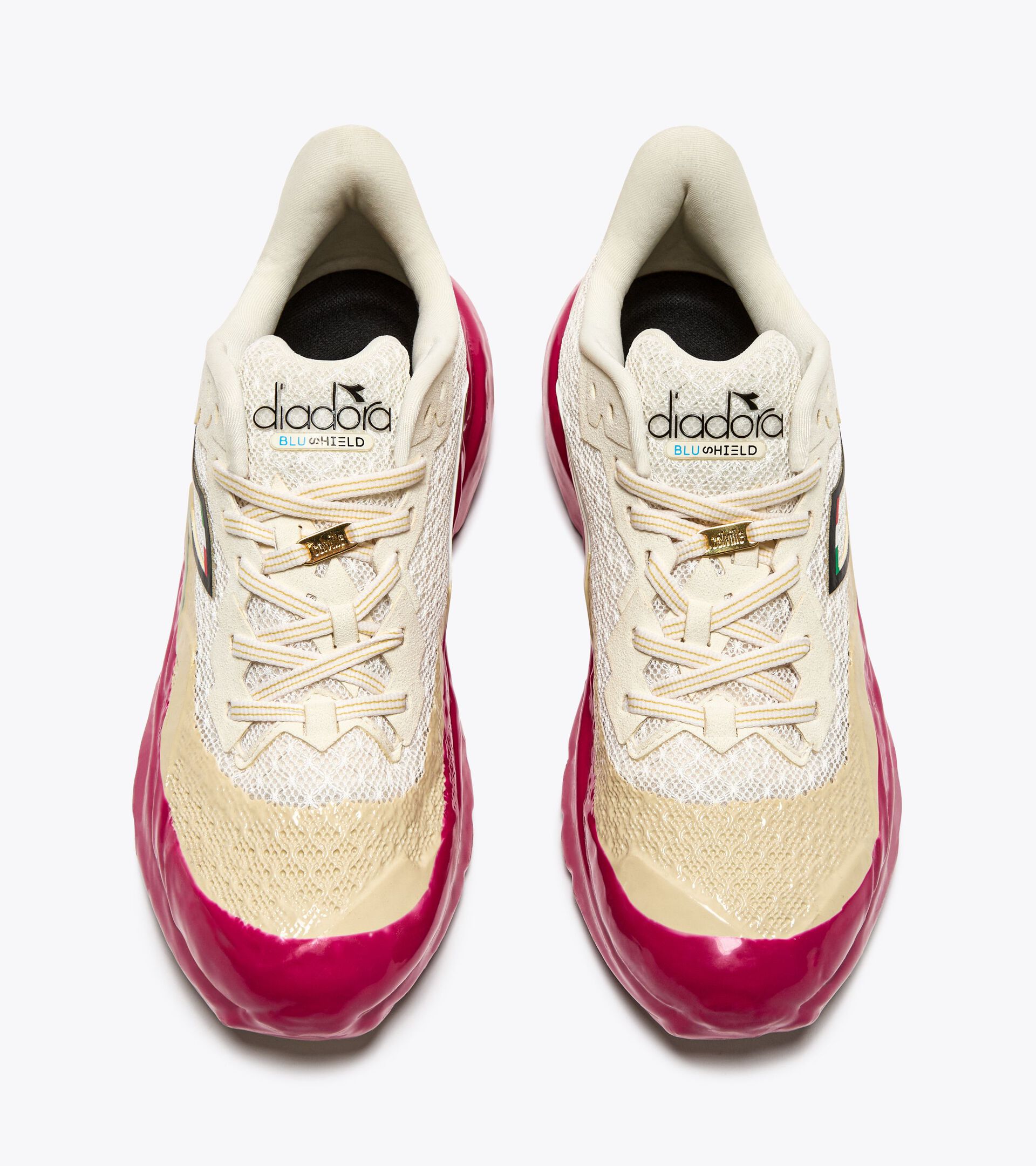 Women's Colville x diadora Mythos Blushield Volo 2 Gold VOLO COLVILLE X DIADORA WHITE SWAN/SANGRIA - Diadora