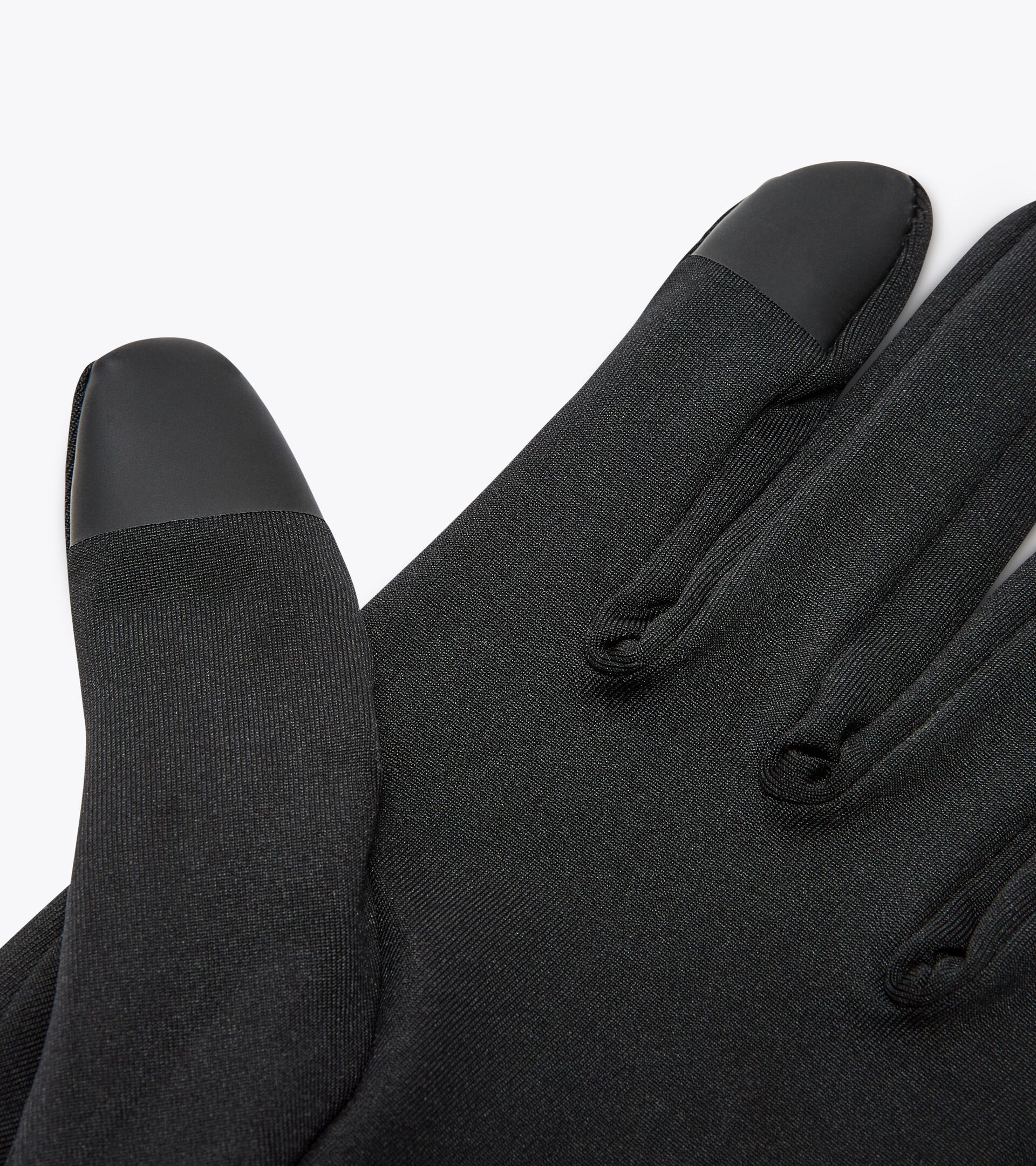 Winterhandschuhe für den Laufsport - Touchscreen-Einsätze - Genderneutral WINTER GLOVES TOUCH SCHWARZ - Diadora