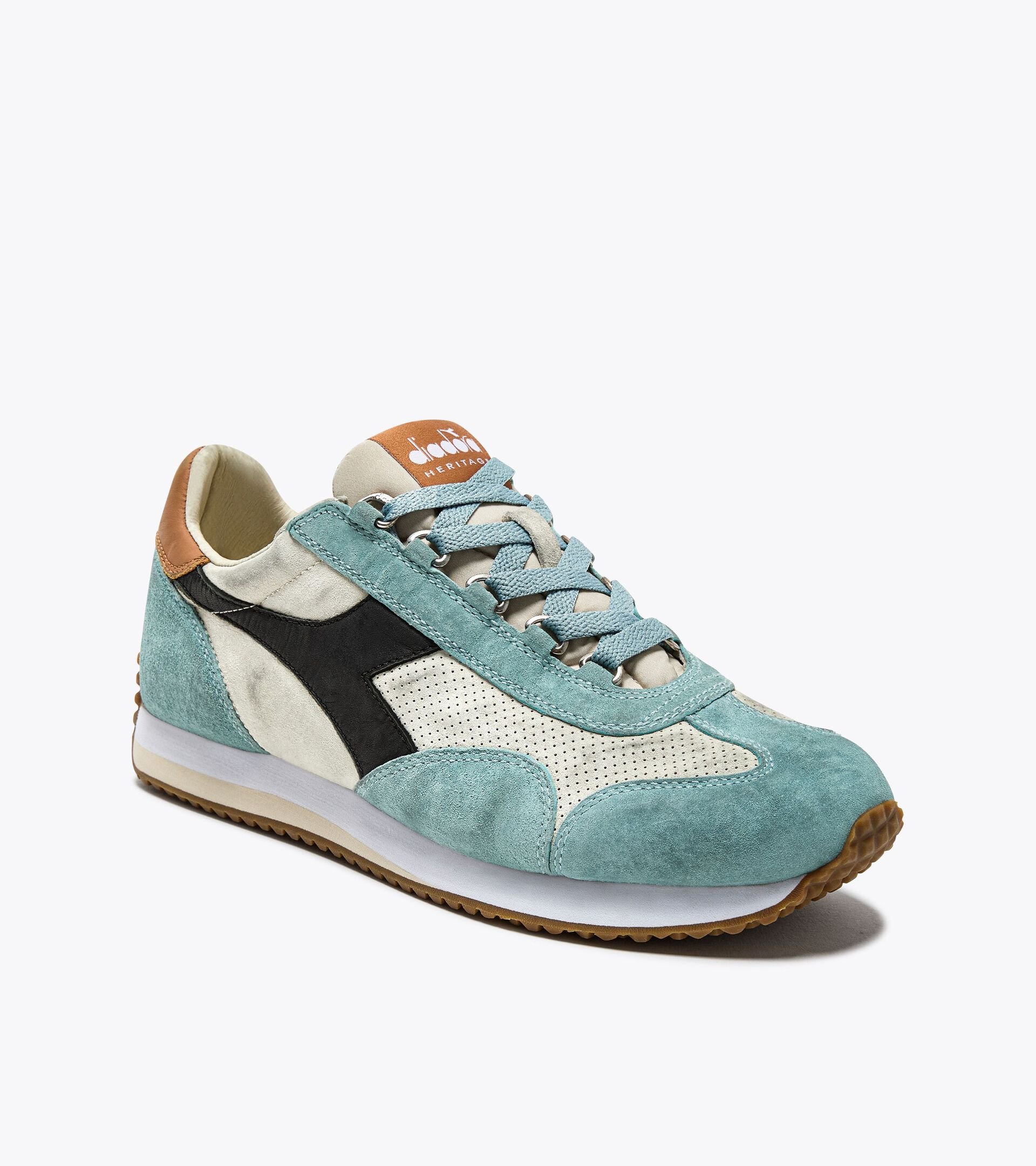 Sneaker Heritage aus Leder - Genderneutral
 EQUIPE SUEDE SW TURTELTAUBE BEIGE - Diadora