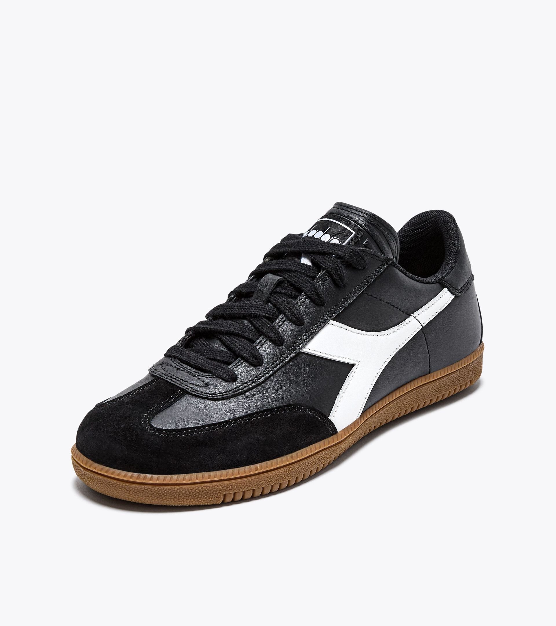Leather sneakers - Gender Neutral TRAINER BLACK /WHITE - Diadora