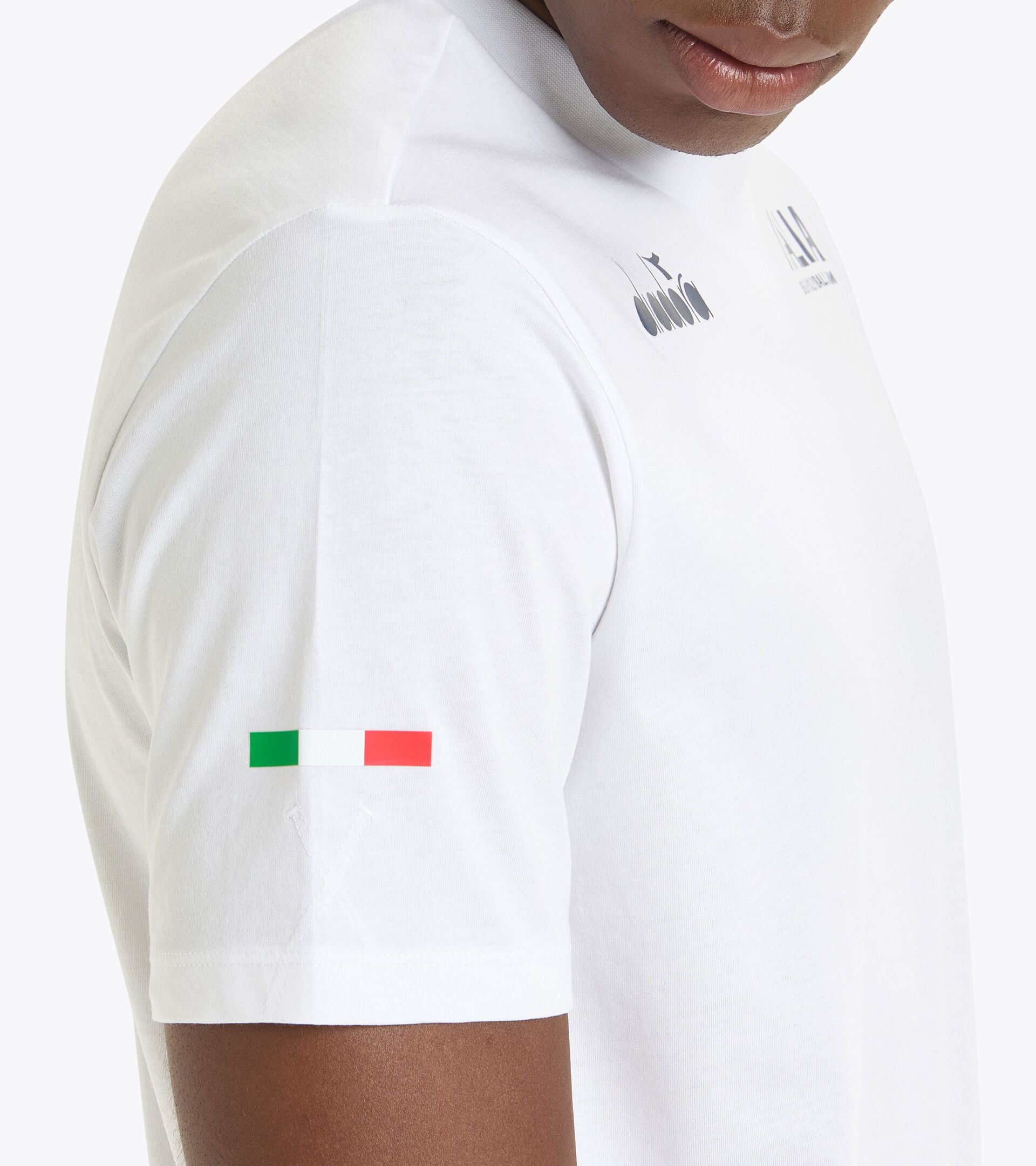 T-shirt de Représentation - Équipe Nationale de Beach Volley T-SHIRT RAPPRESENTANZA BV24 ITALIA BLANC VIF - Diadora