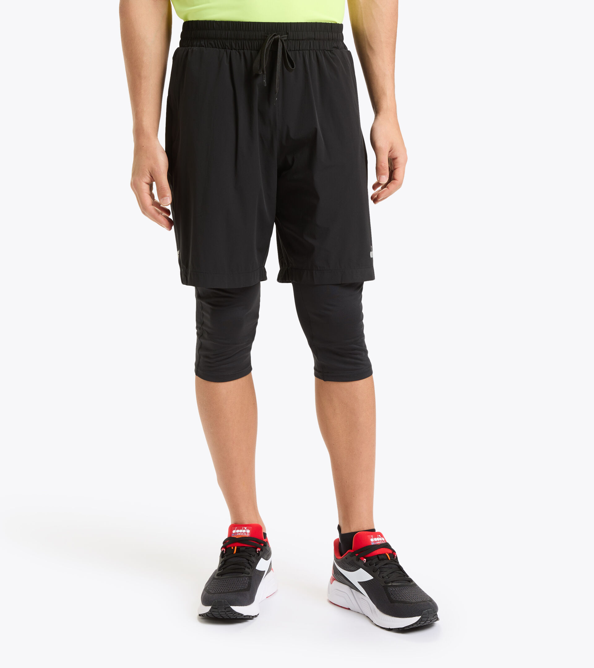 POWER SHORTS BE ONE Leggings with detachable shorts running set - Men -  Diadora Online Store PT