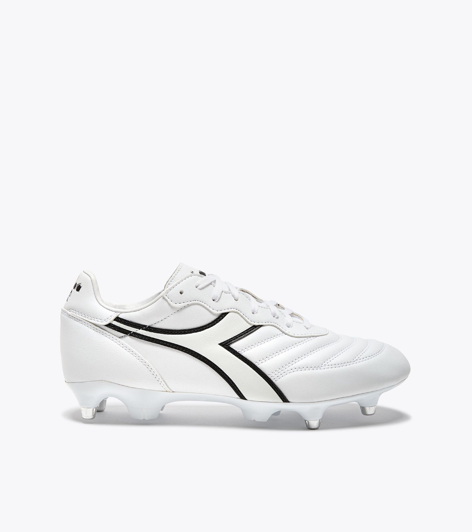 Fußballschuh für weiche oder nasse Böden - Genderneutral BRASIL R MPH WEISS/SCHWARZ - Diadora