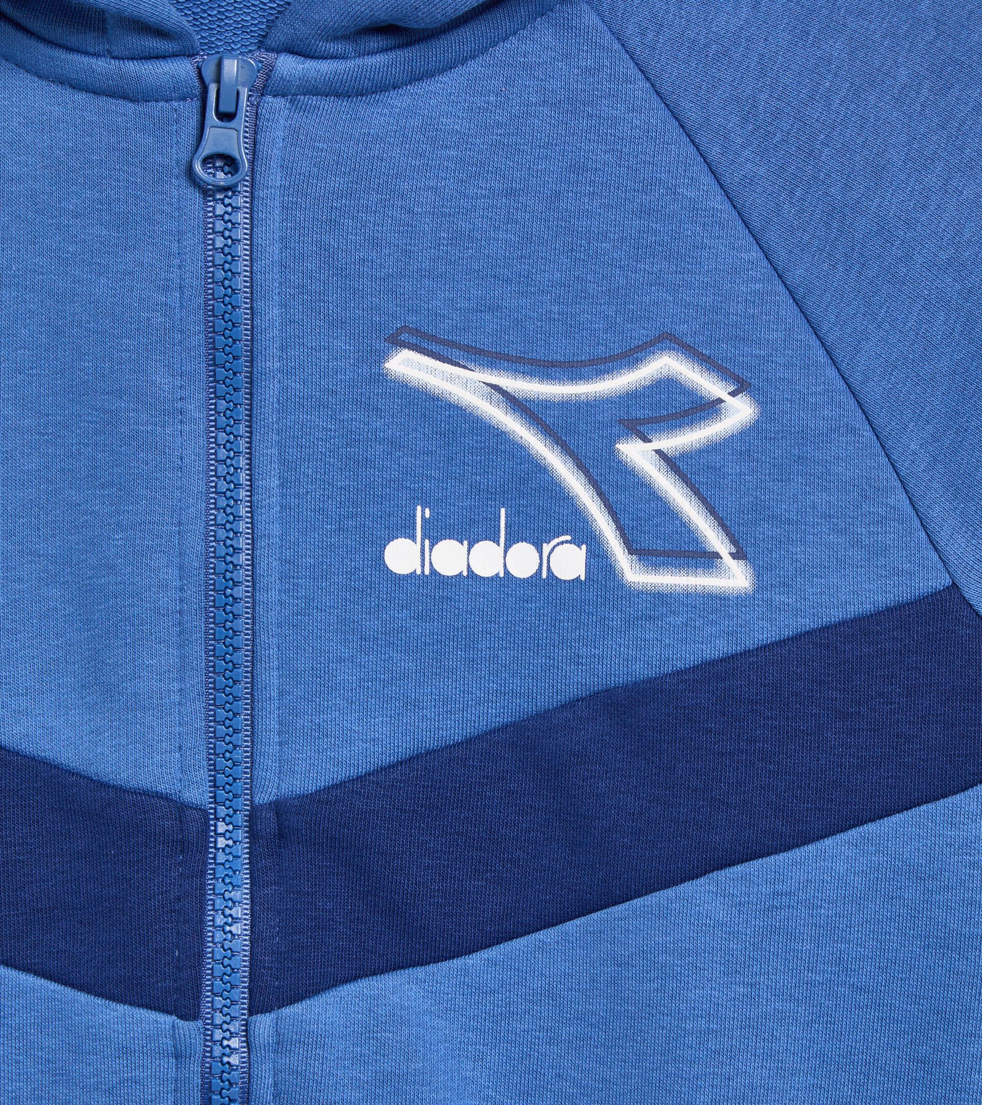 Coordinated tracksuit - Boys and girls 
 JU. TRACKSUIT HD FZ LOGO BLUE BYZANTINE - Diadora