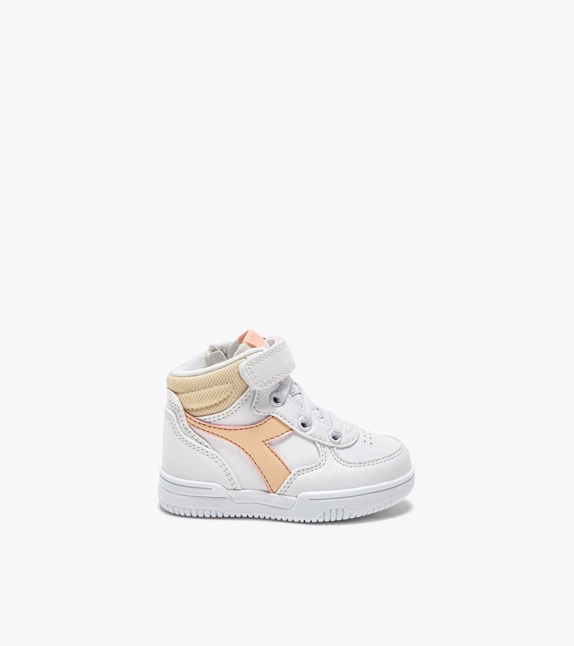 Sports shoes - Toddlers 1-4 years RAPTOR MID TD WHITE/PEACH PARFAIT - Diadora