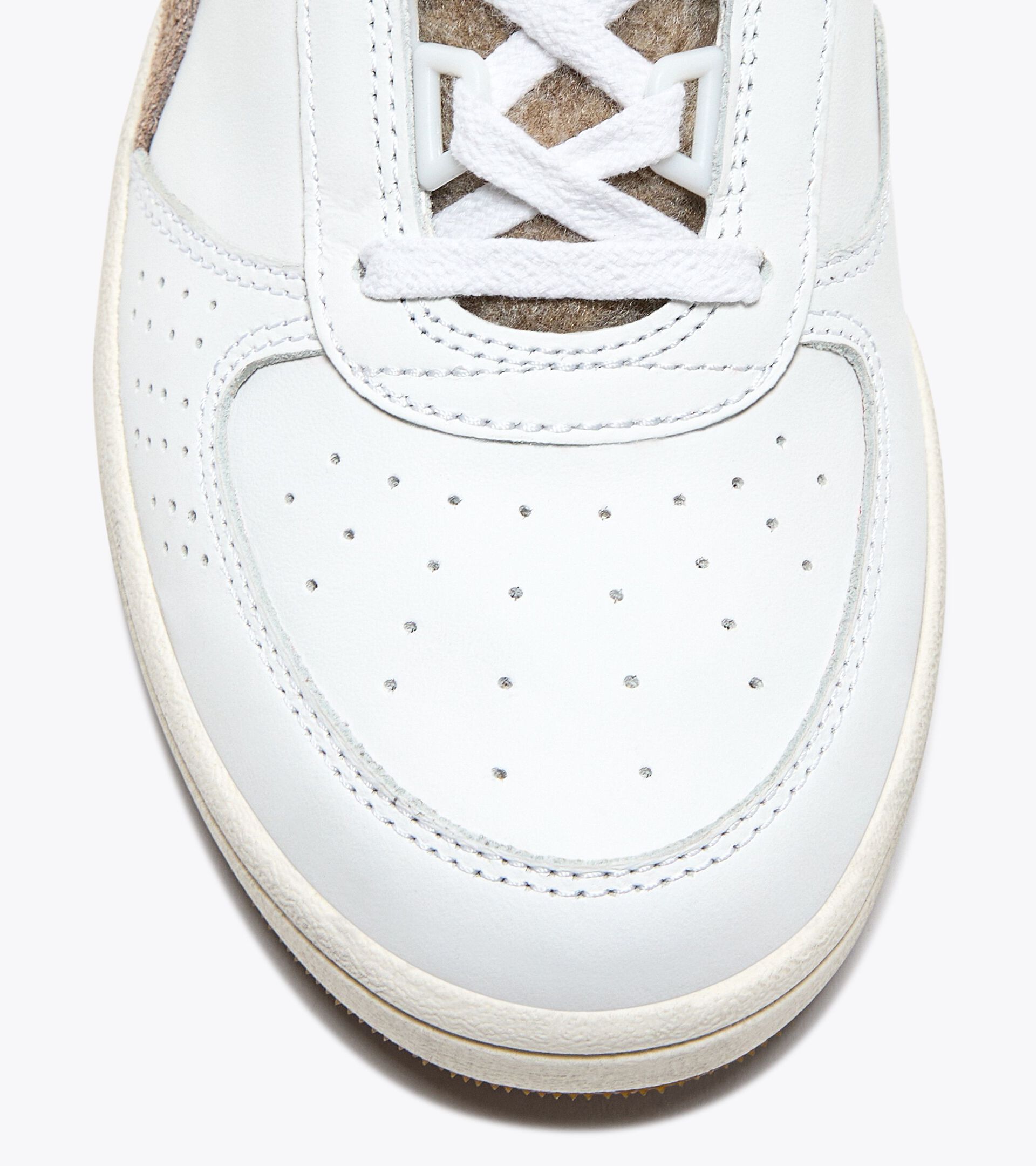 Heritage leather sneaker - Made In Italy - Gender Neutral B.ELITE TORINO ITALIA WHITE - Diadora