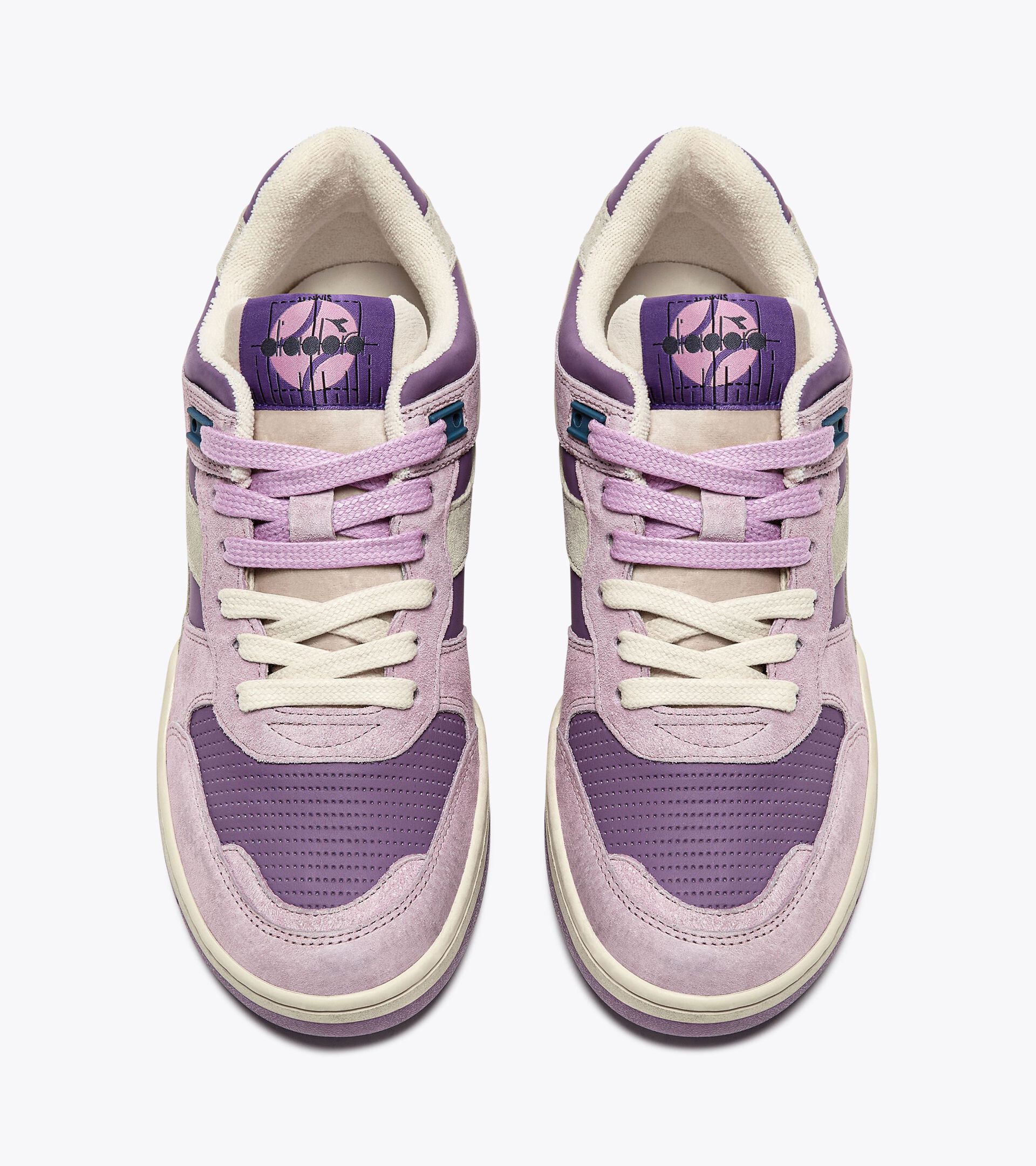 Sneaker Heritage aus Leder - Damen
 B.560 PROVENCE WN LAVENDEL FROST - Diadora