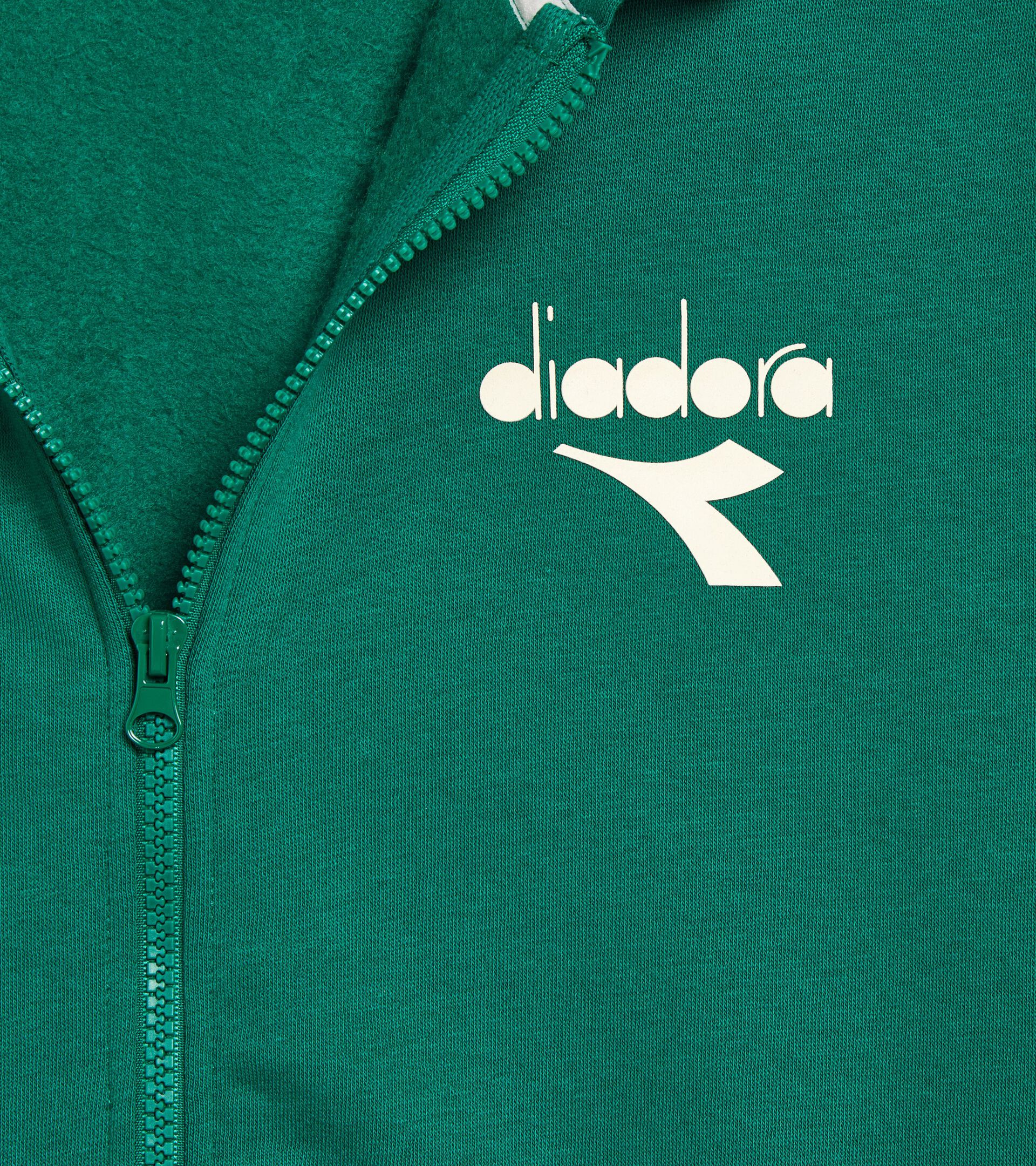 Sudadera deportiva con capucha - Hombre
 HOODIE FZ ESS. SPORTS VERDE VENTURINA - Diadora