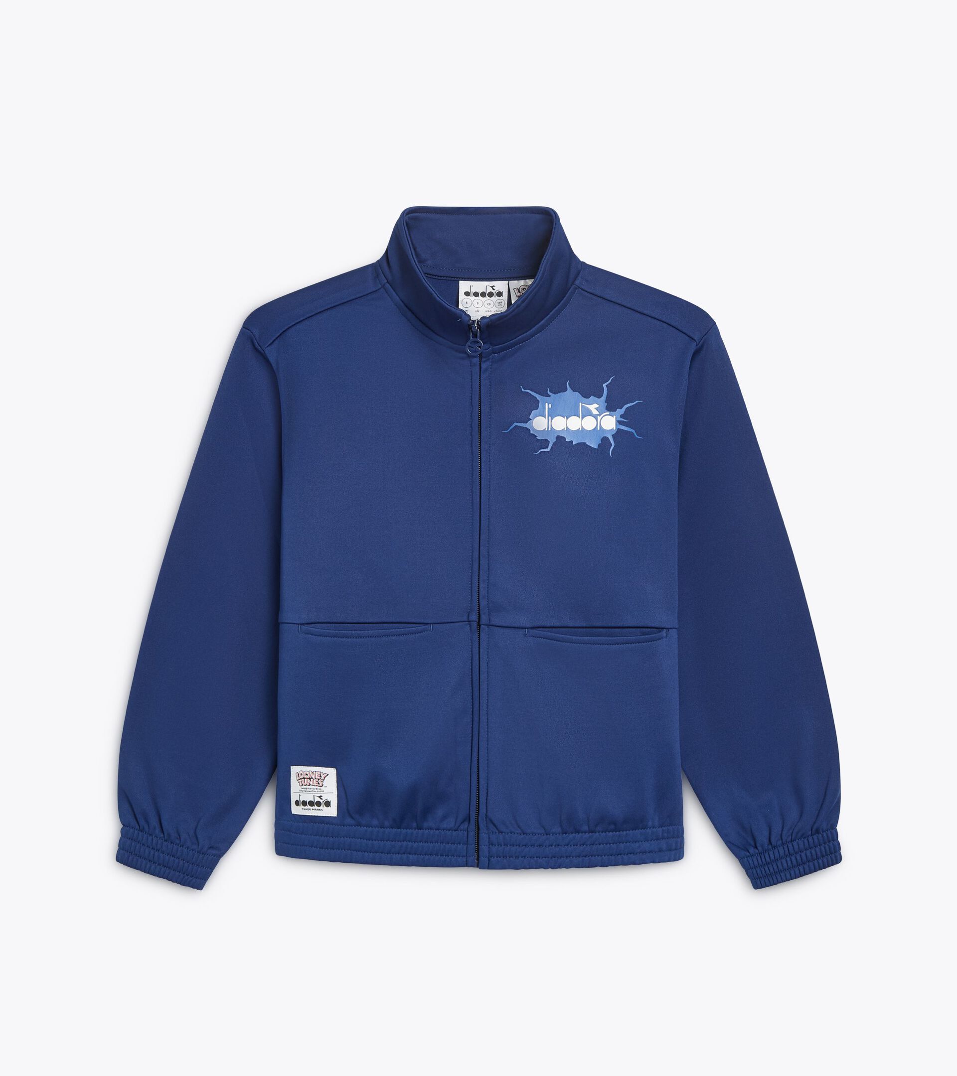 Looney Tunes track jacket - Gender Neutral - Kids 
 JU.TRACK JACKET TEAM LT SALTIRE NAVY - Diadora