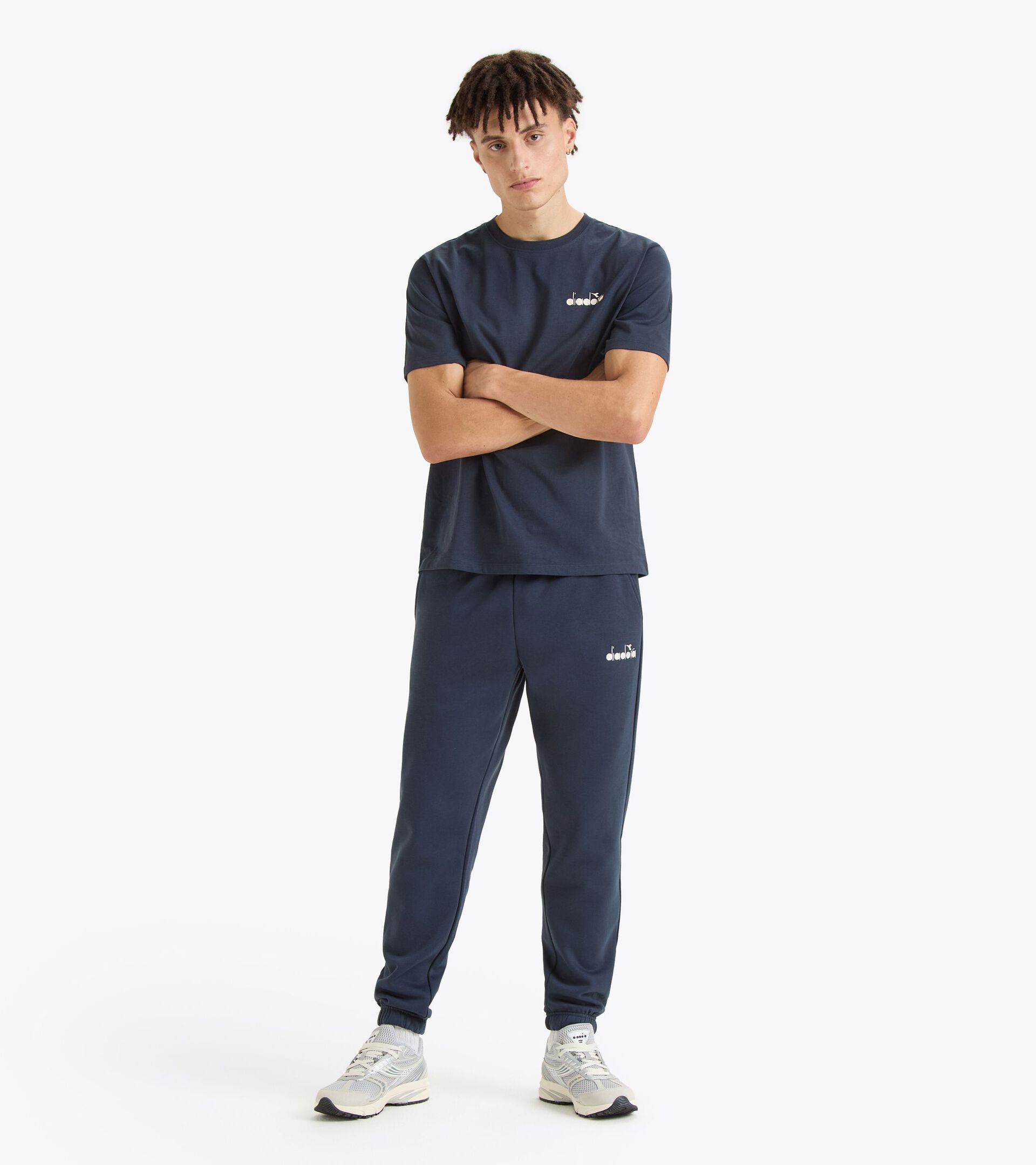 Sweatpants - Gender Neutral PANTS ROUTE BLUE DENIM - Diadora