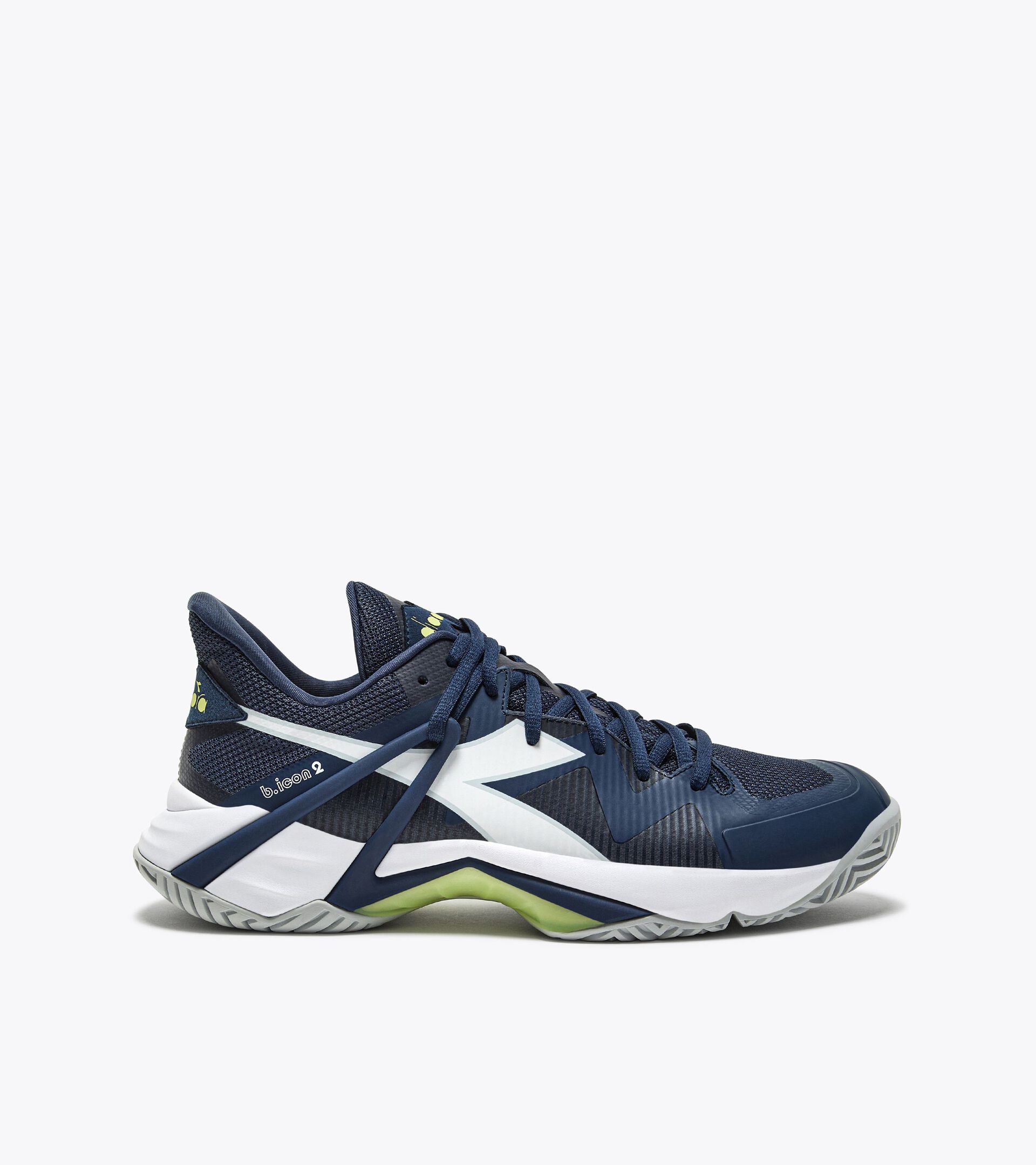 Tennis shoes for hard surfaces or clay - Men B.ICON 2 AG PAGEANT BLUE/WHITE - Diadora