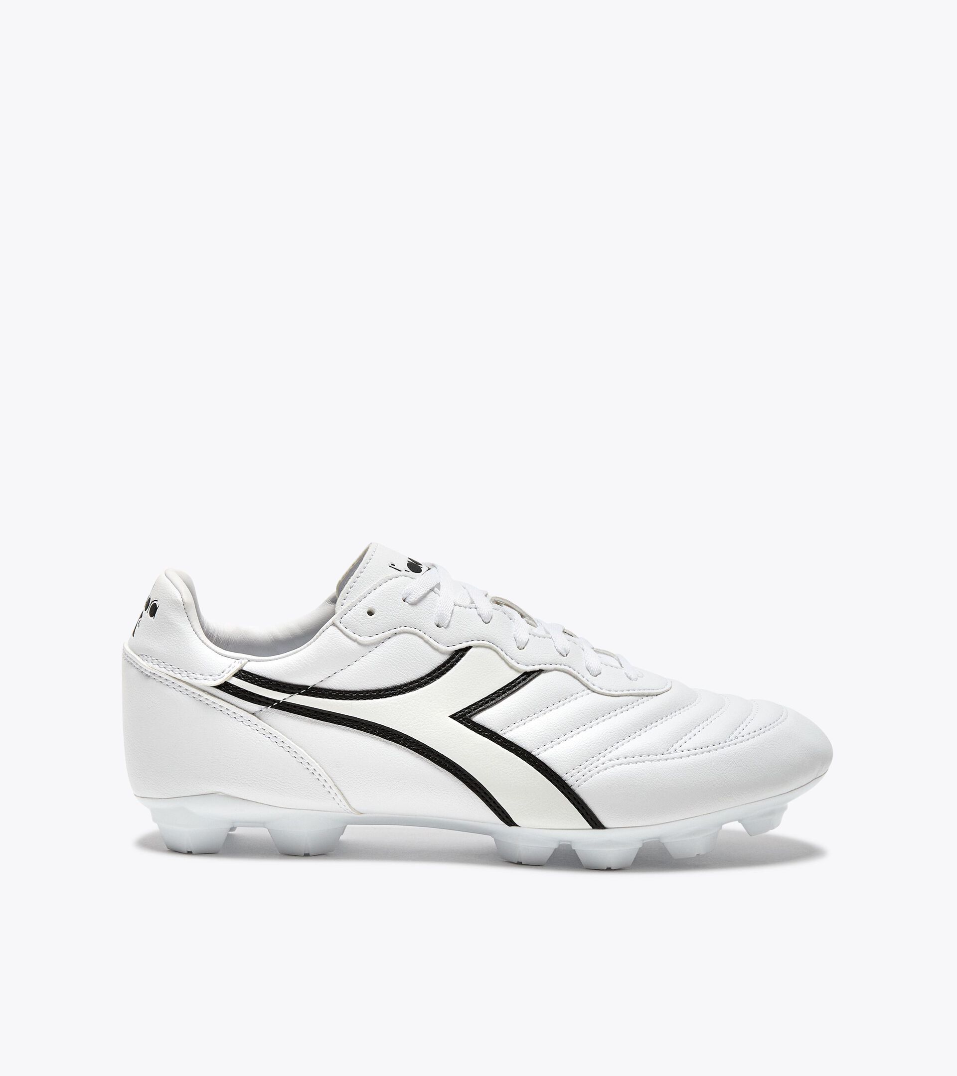 Fußballschuh für kompakte Böden - Herren BRASIL R LPU WEISS/SCHWARZ - Diadora