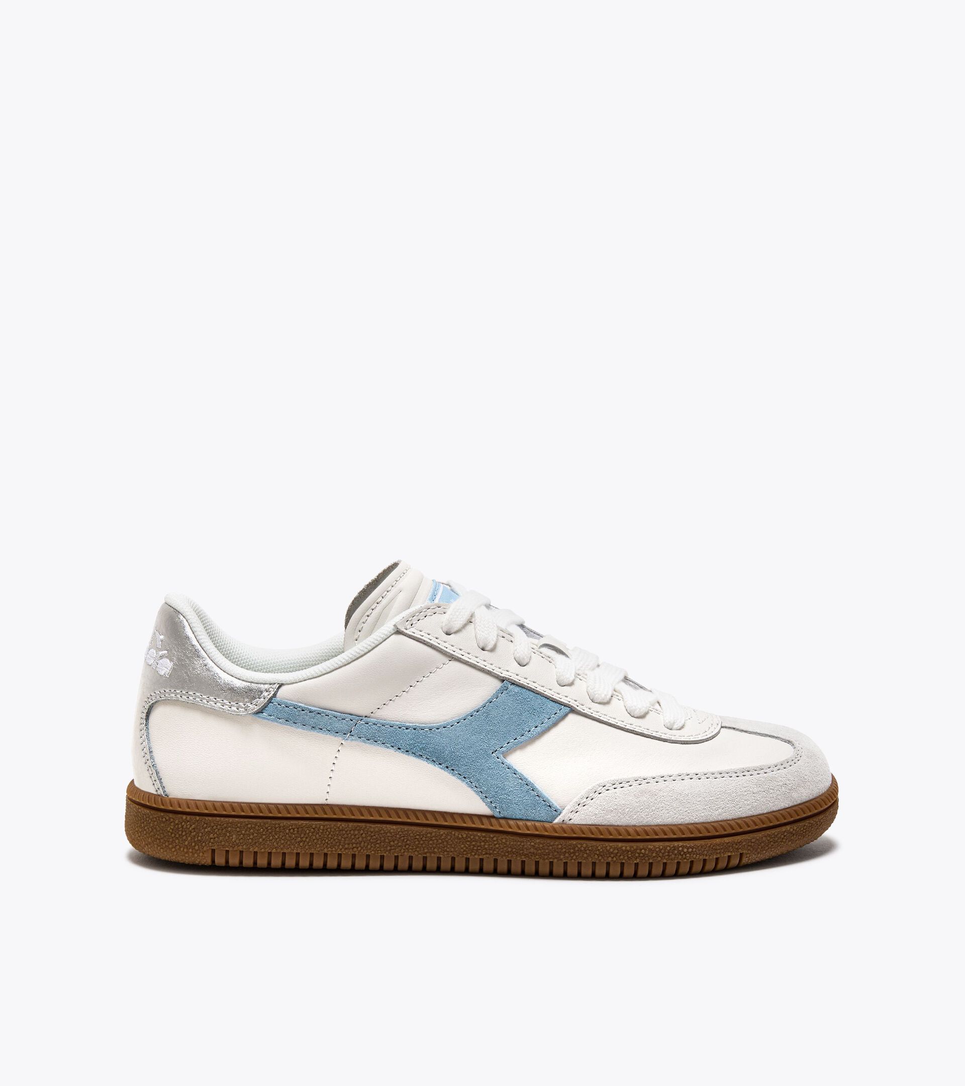 Leather sneakers - Gender Neutral TRAINER METAL WHITE/WINTER SKY - Diadora