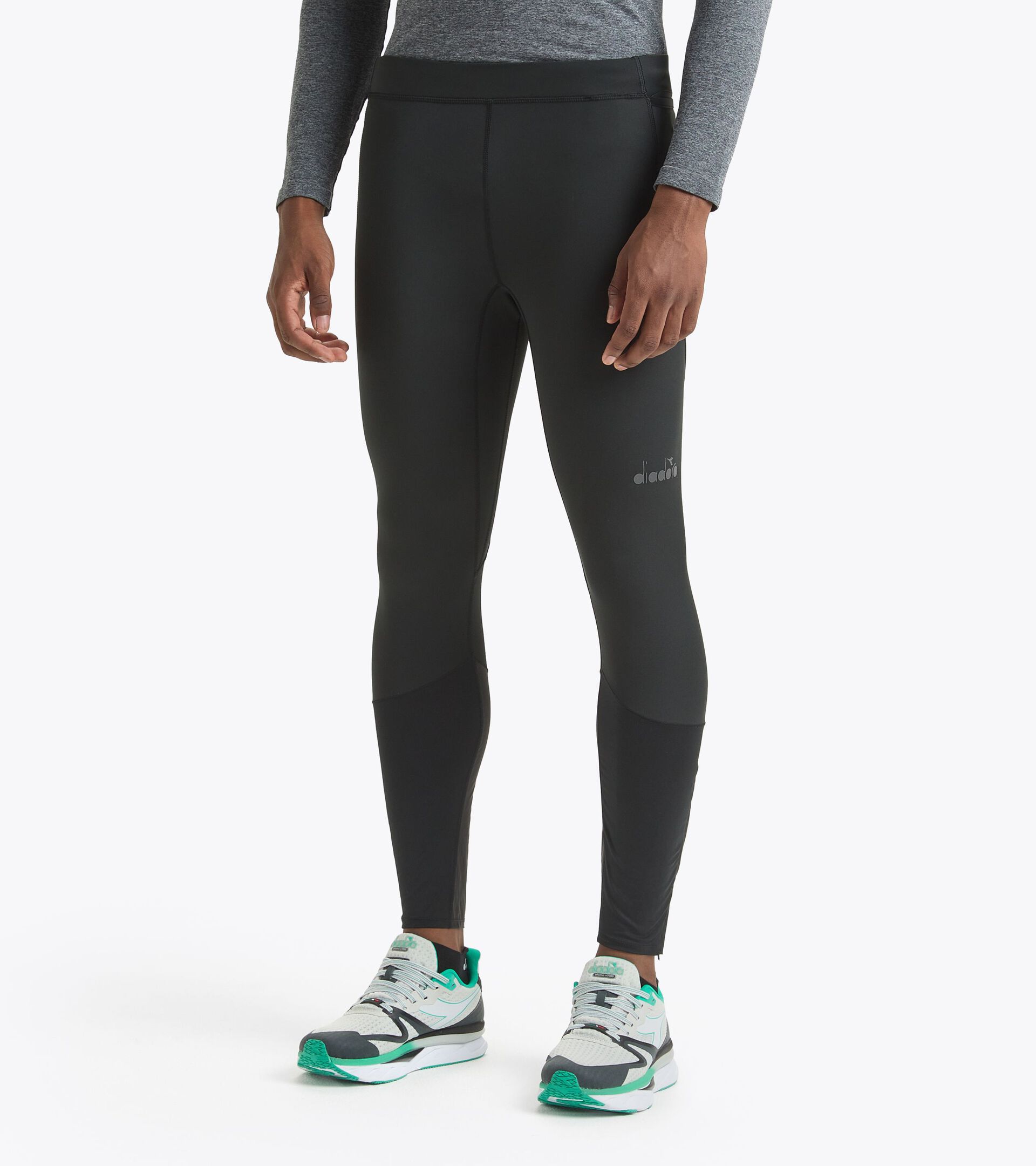 Men's Sports Lycra Running Leggings Tights Zipper Pocket High Quality –  Graphic Gear