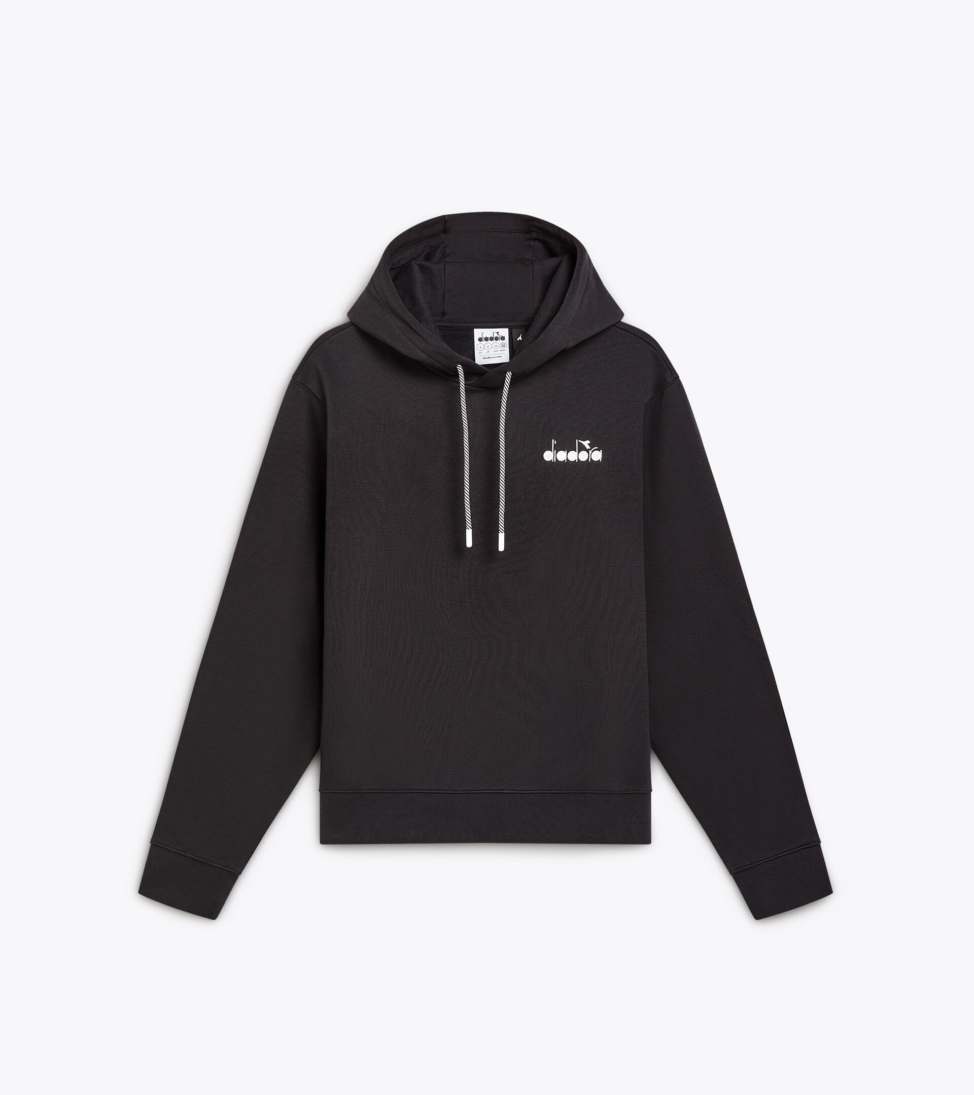 Sudadera deportiva con capucha - Gender neutral HOODIE ROUTE NEGRO - Diadora