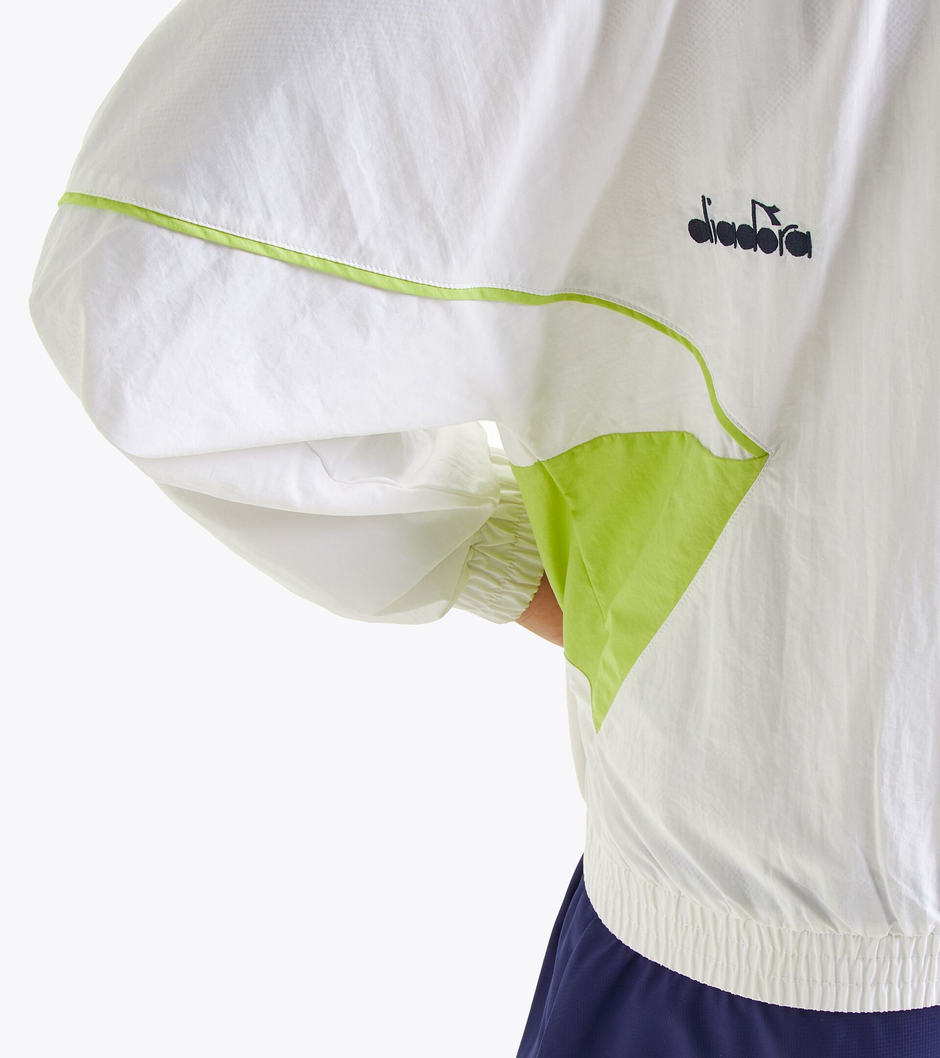 Tennisjacke - Wettkampf - Genderneutral TRACK JACKET ICON STRAHLEND WEISSE - Diadora