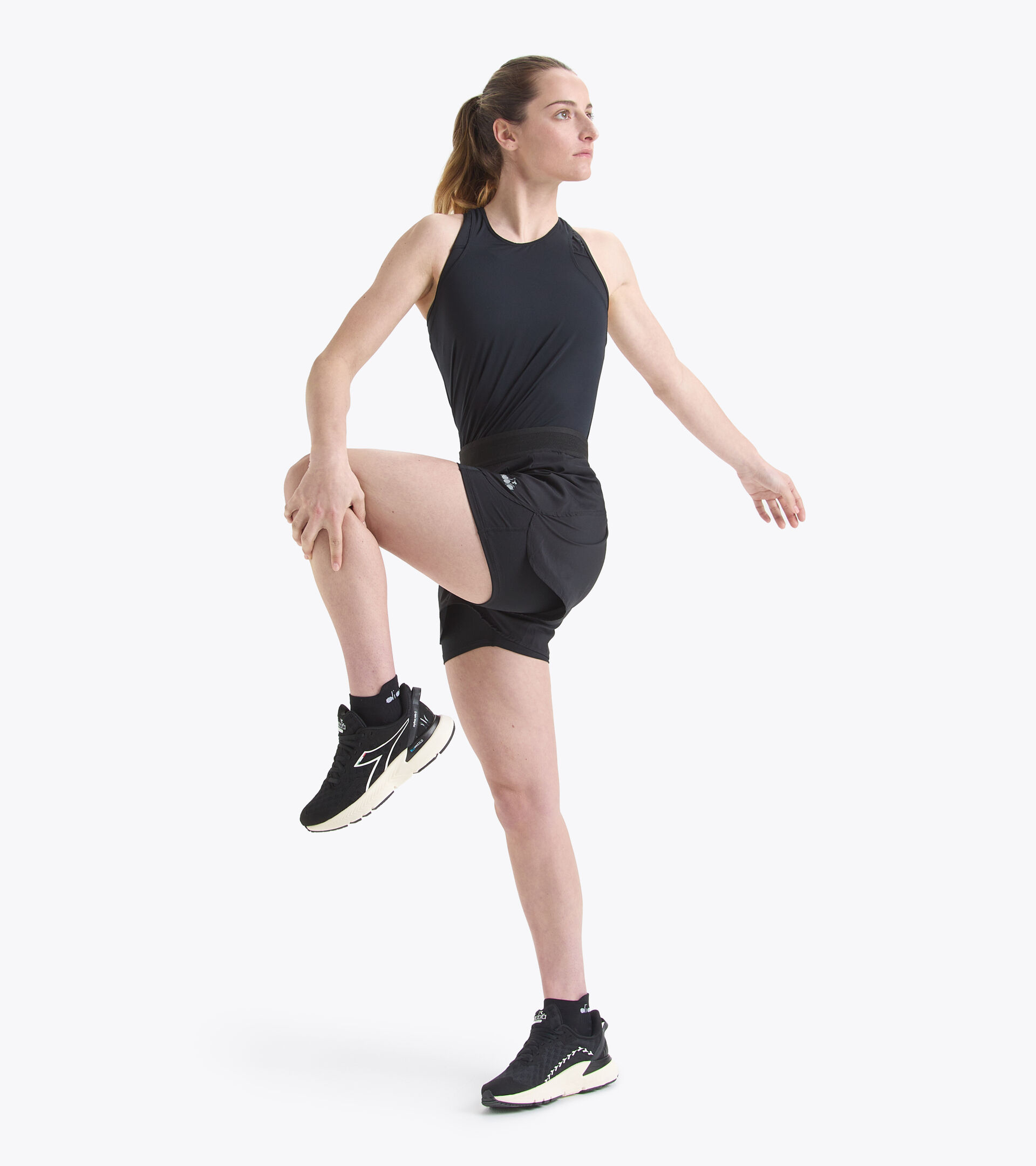 SAYFUT Women's Performance Double layer Running Shorts Workout