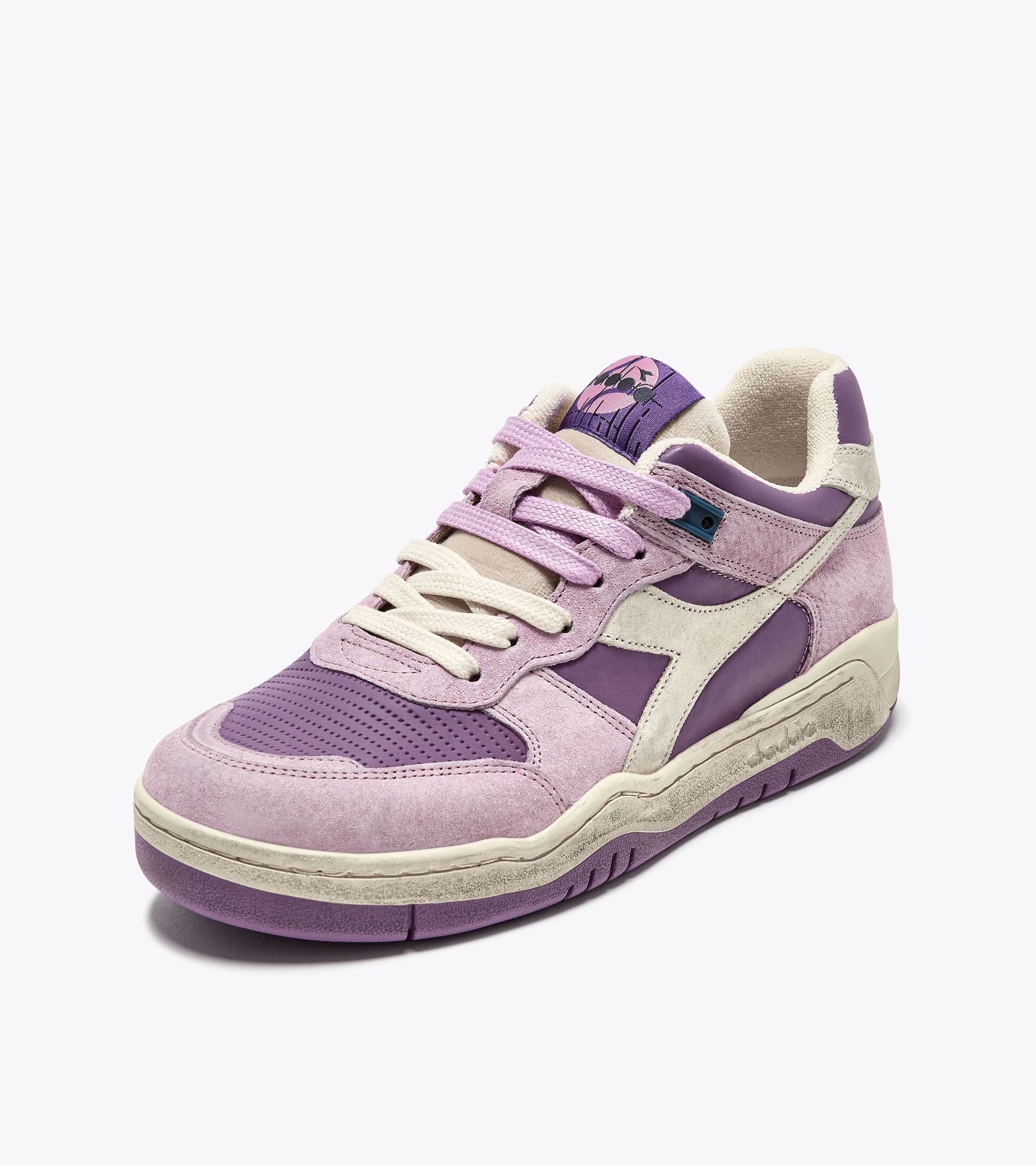 Sneaker Heritage aus Leder - Damen
 B.560 PROVENCE WN LAVENDEL FROST - Diadora