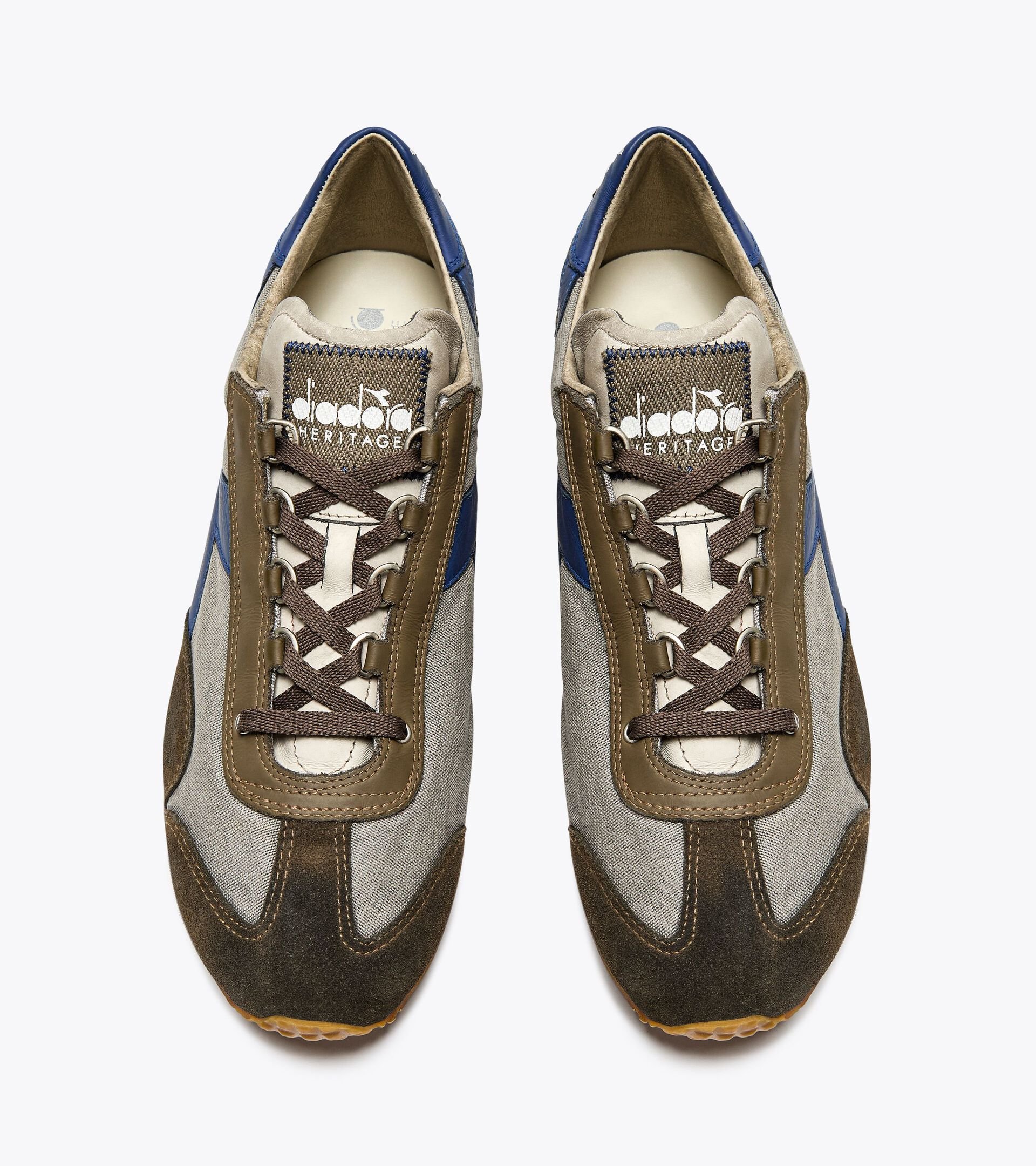 Heritage leather sneaker - Gender Neutral EQUIPE DIRTY SW EVO PUMICE STONE - Diadora