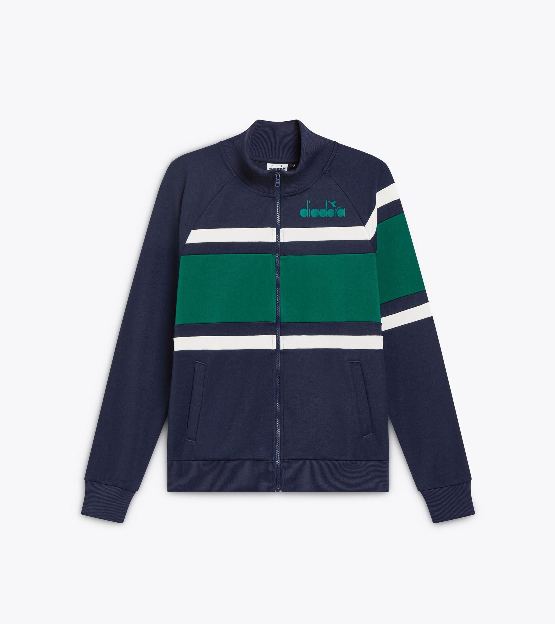 Veste de sport coupe classique - Genre neutre JACKET 80S VERT AVENTURINE - Diadora