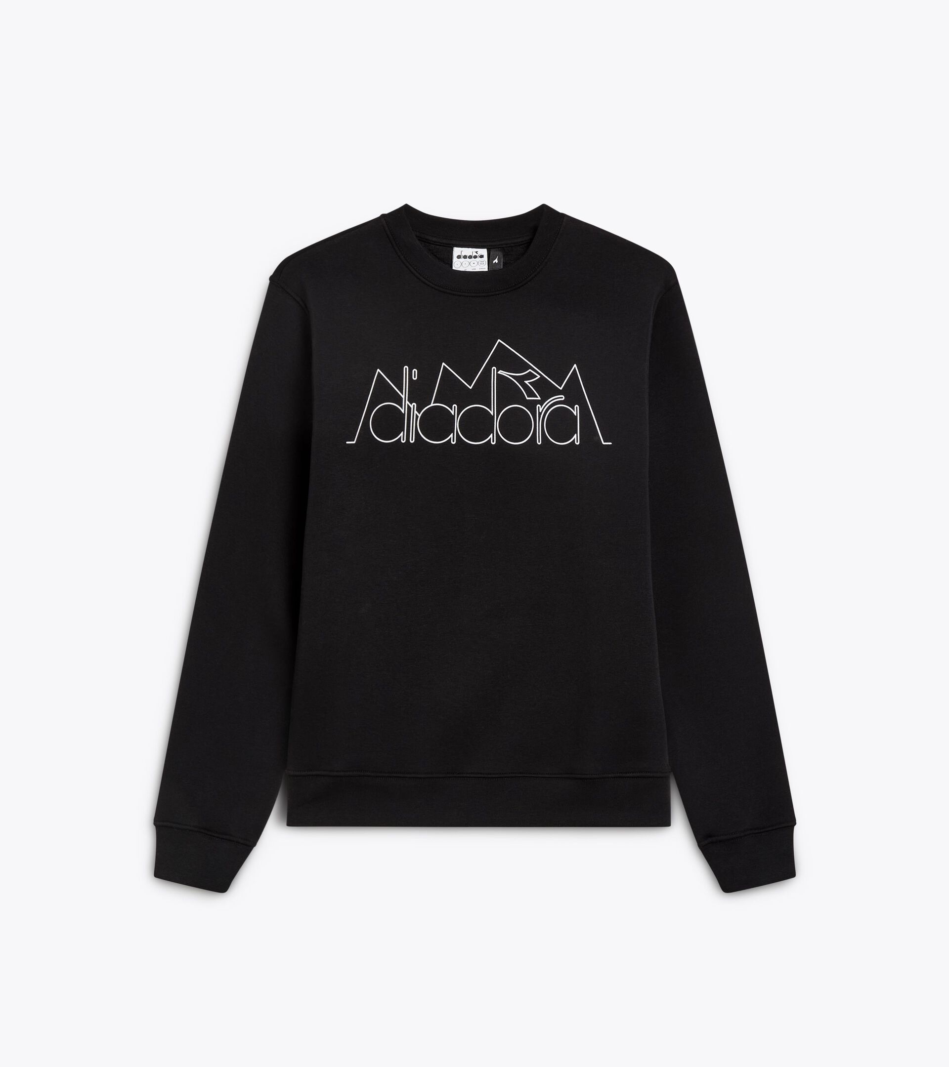 Felpa sportiva - Gender Neutral SWEATSHIRT CREW ROUTE NERO - Diadora