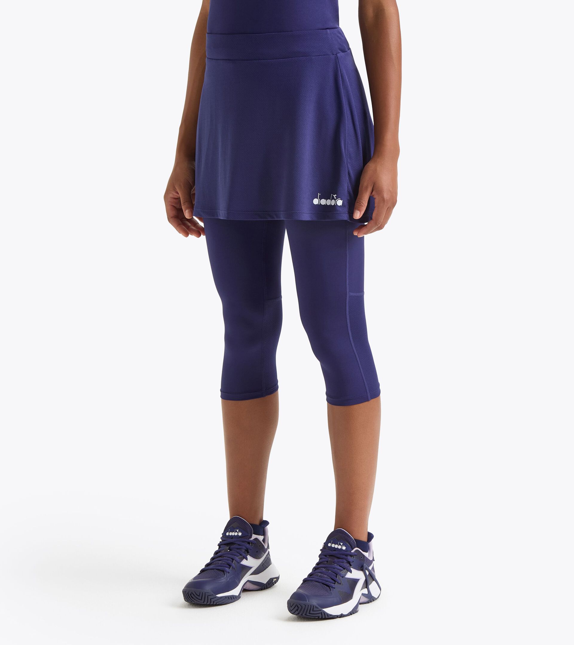 Tennis skirt with integrated 3/4-length leggings - Women’s
 L. POWER SKIRT BLUE NEW YORK - Diadora