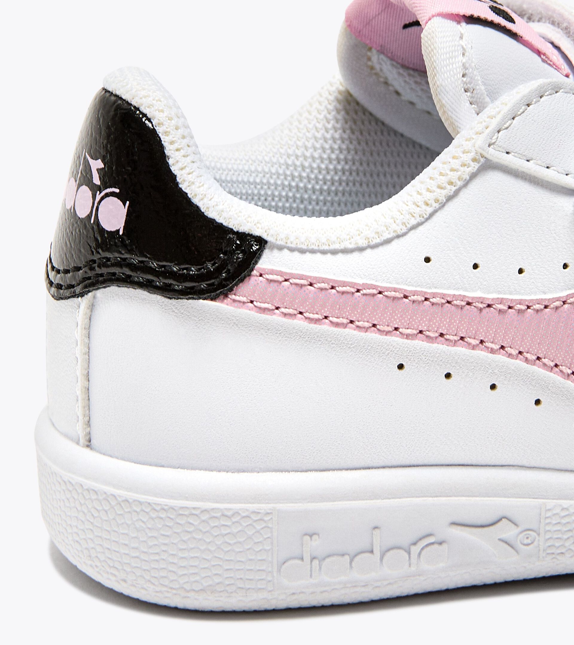 Chaussures de sport - Bambins 1-4 ans GAME P TD GIRL WHITE/BLACK/PINK LADY - Diadora