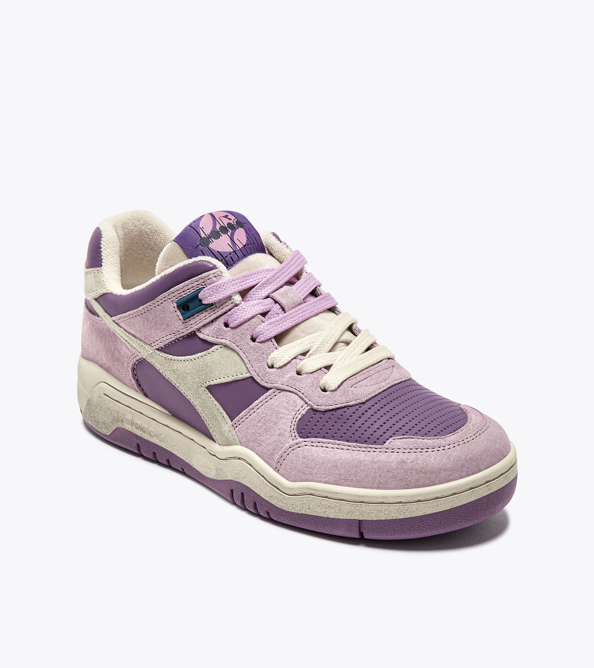 Sneaker Heritage aus Leder - Damen
 B.560 PROVENCE WN LAVENDEL FROST - Diadora