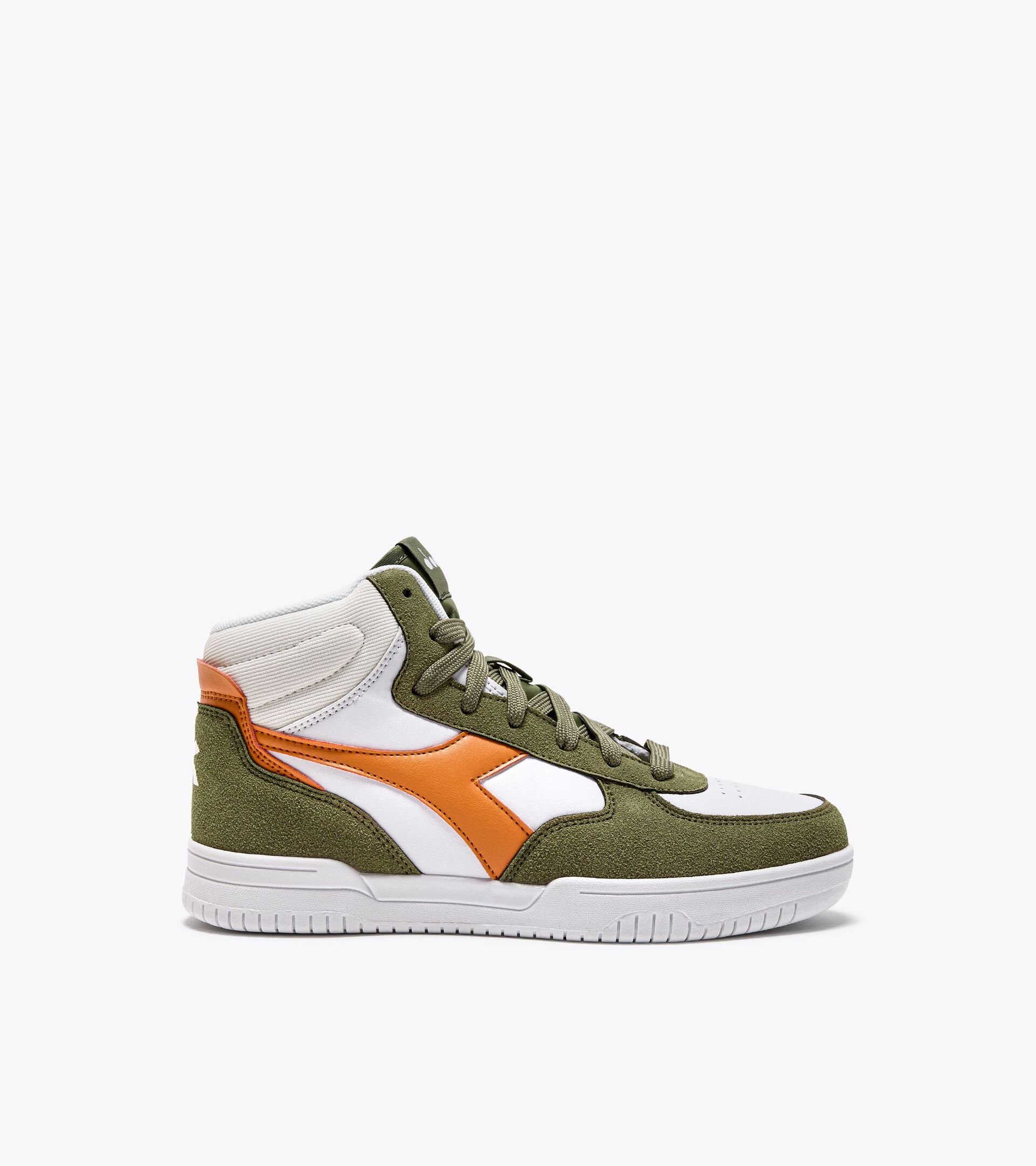 Chaussures de sport - Ado garçon - 8-16 ans 
 RAPTOR MID DUSTY GS VERT LODEN/BLANC - Diadora