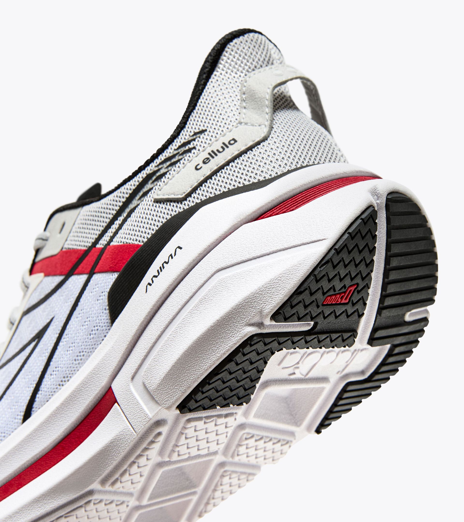 Running shoe - Comfort and stability - Men's CELLULA WHITE/SILVER DD/BLACK - Diadora